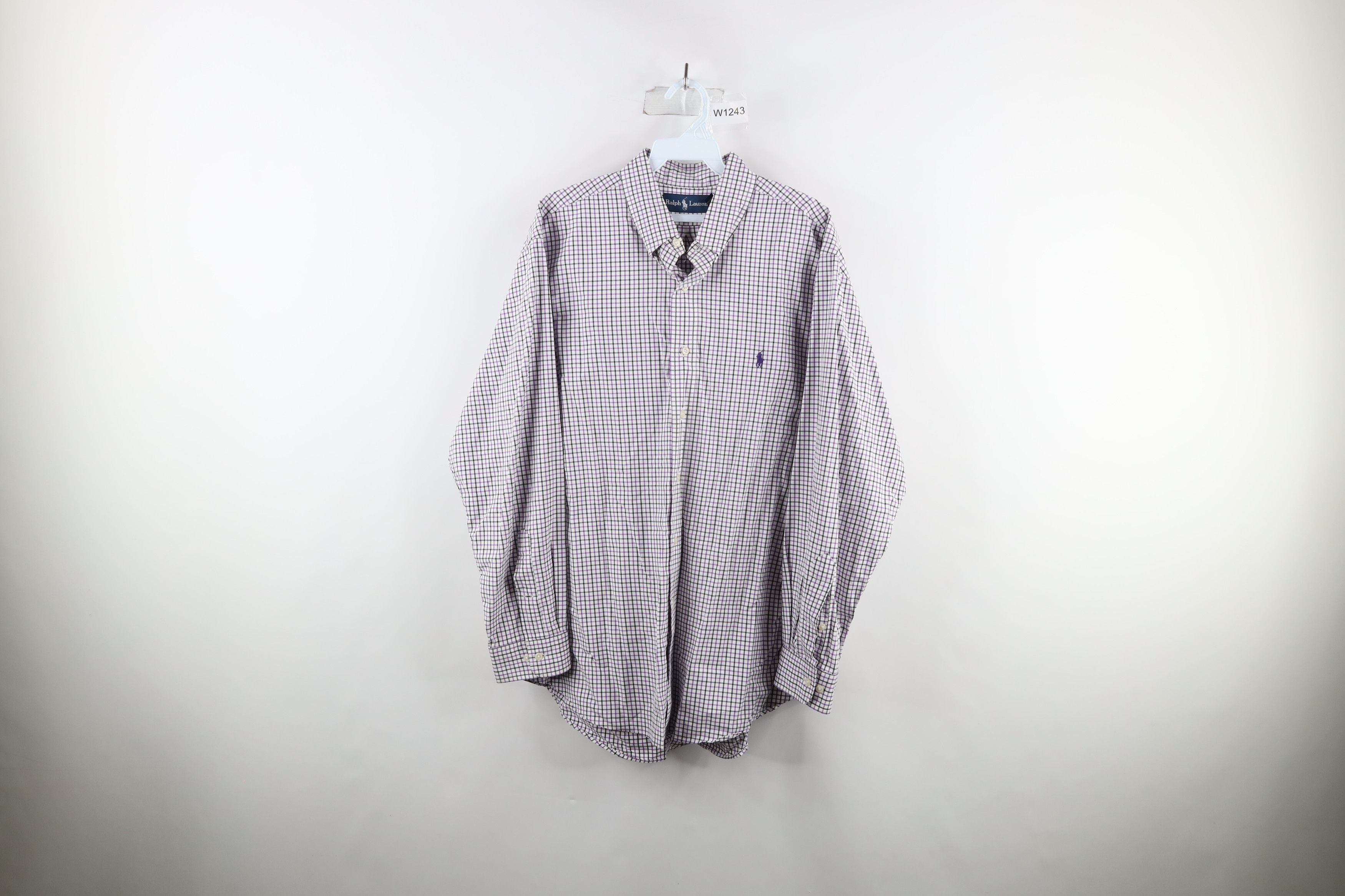 Ralph Lauren Vintage Ralph Lauren Fit Collared Button Down Shirt Plaid Size US M / EU 48-50 / 2 - 1 Thumbnail