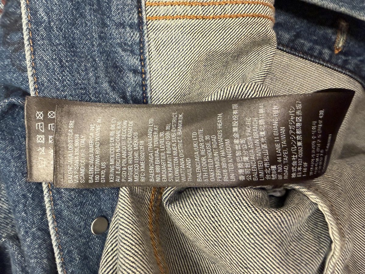 Balenciaga Balenciaga graffiti/doodle distressed denim jacket Size US M / EU 48-50 / 2 - 10 Thumbnail