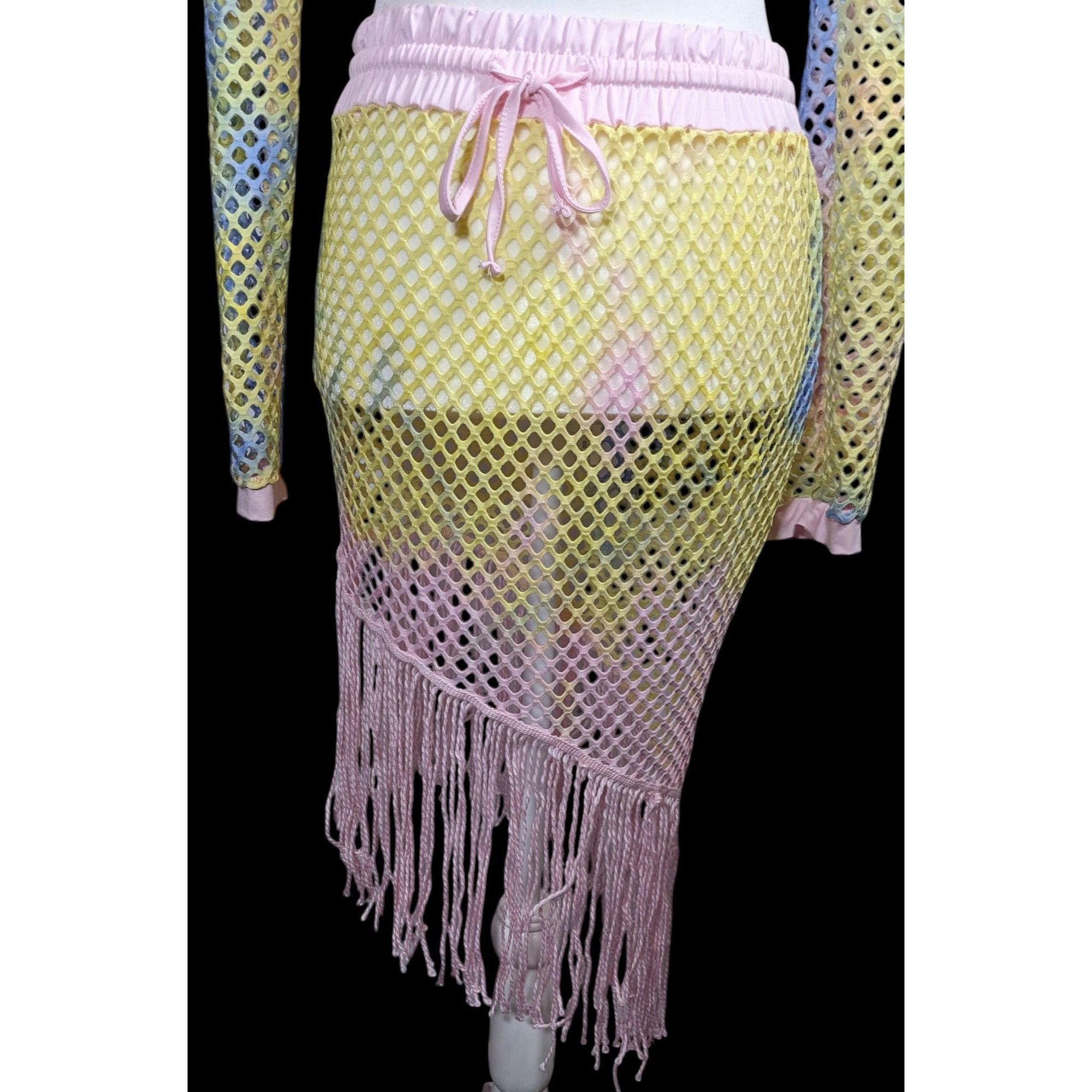 Other InGear Resort Mermaidcore Pastel Rainbow Two Piece Swim Cove Size ONE SIZE - 4 Thumbnail