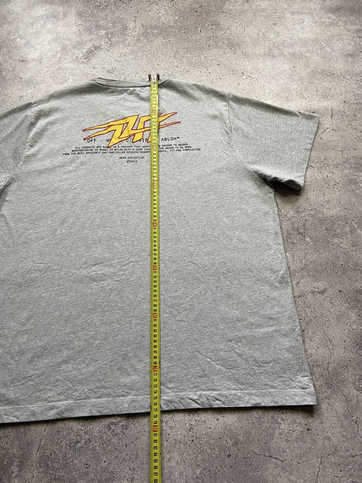 Off-White Off White Pivot Black Thunder Short Sleeve T-Shirt Oversize Size US M / EU 48-50 / 2 - 11 Thumbnail