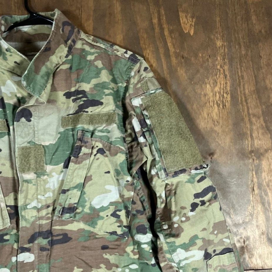 Vintage VINTAGE Army Air Force Combat Womens Coat Green OCP Camo ACU Uniform Stretch 39 Regular Size XS / US 0-2 / IT 36-38 - 5 Thumbnail