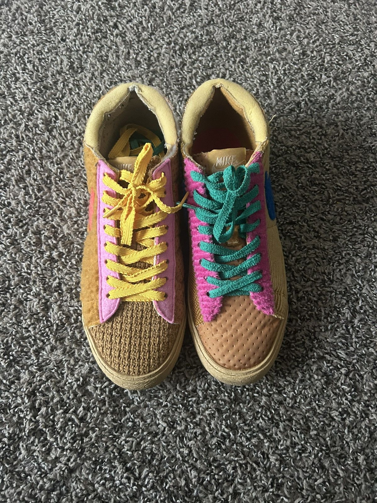 Cactus Plant Flea Market × Nike CPFM x NIKE Sponge Blazer Mid Nike by You Size US 10 / EU 43 - 3 Thumbnail