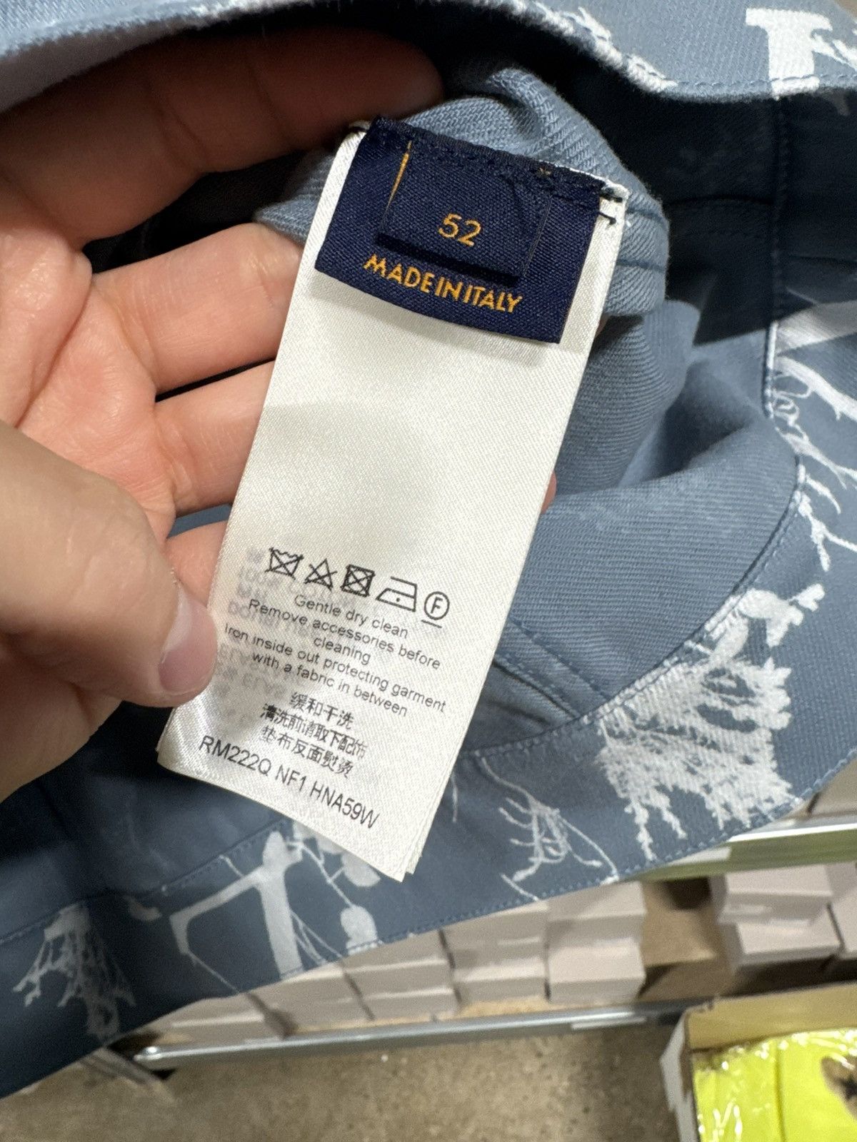 Louis Vuitton Louis Vuitton Lead Printed Denim Jacket NEW 3500$ Size US L / EU 52-54 / 3 - 7 Thumbnail