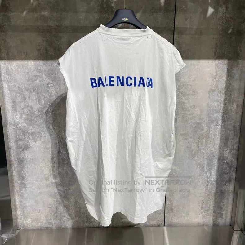 Balenciaga Balenciaga Embroidered Vest Size US XL / EU 56 / 4 - 2 Thumbnail