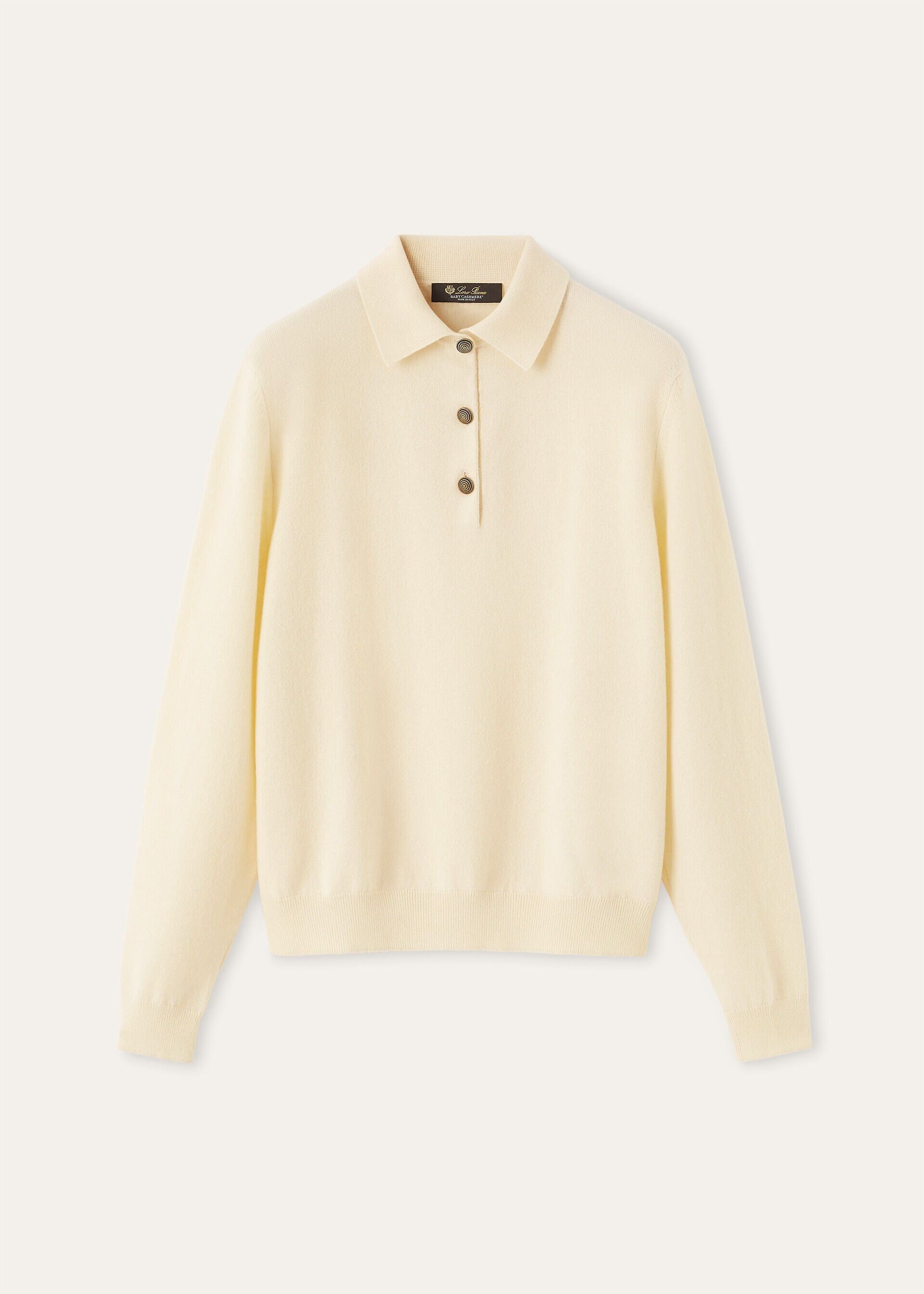 Loro Piana os11x0326 FAQ8643 Classic Polo Shirt in Quiet Horizon Size M / US 6-8 / IT 42-44 - 1 Thumbnail