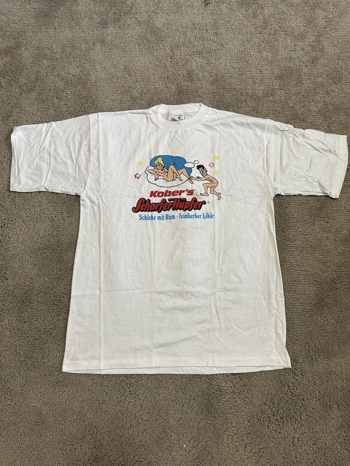 The Unbranded Brand Vintage Kober’s : Scharfer Hupfer Beer Rum Promo Tees XL Size US XXL / EU 58 / 5 - 1 Thumbnail