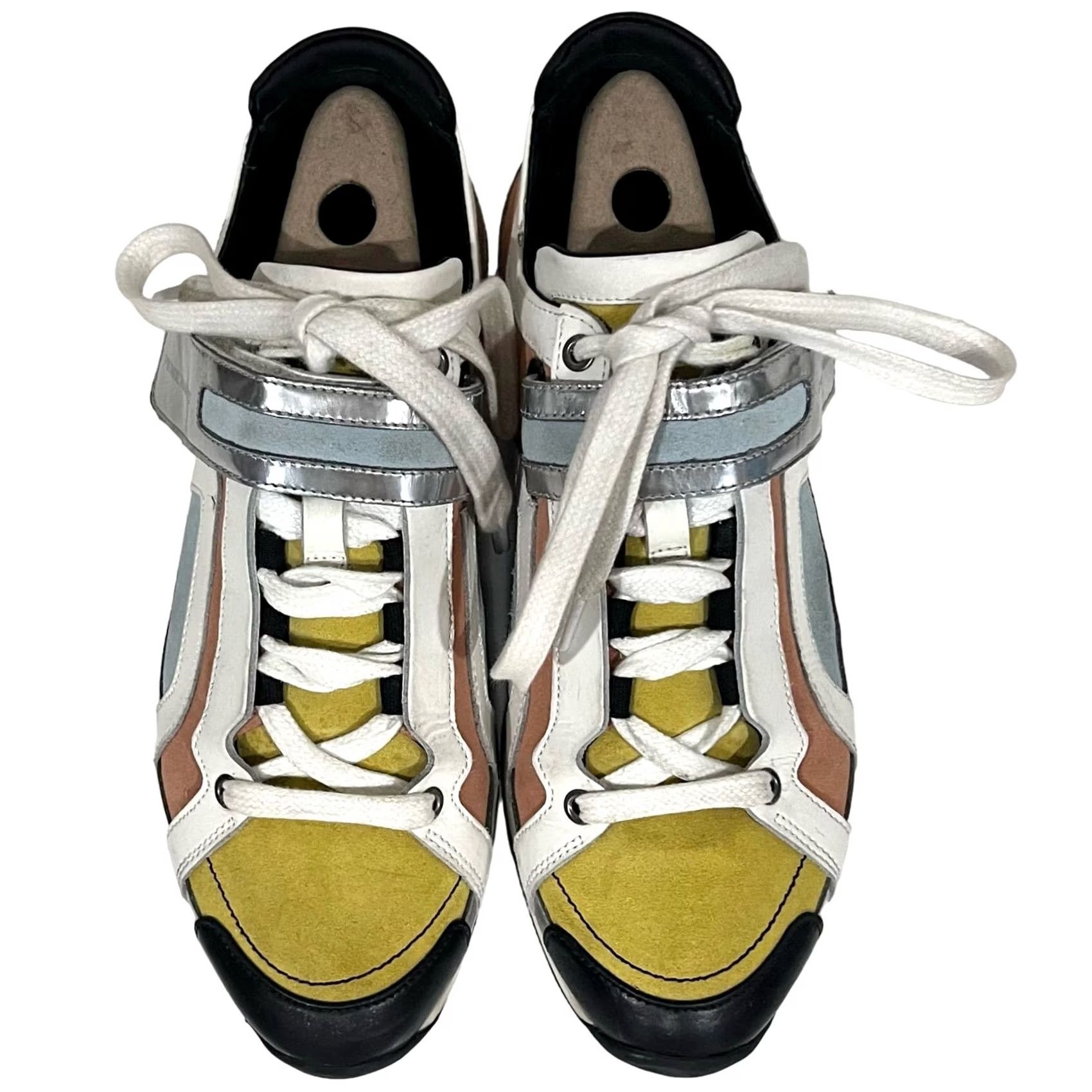 Pierre Hardy Pierre Hardy Street Life Sneakers Suede Trainers Low-Top Womens US 9 39 Multicolor Size US 9 / IT 39 - 5 Thumbnail