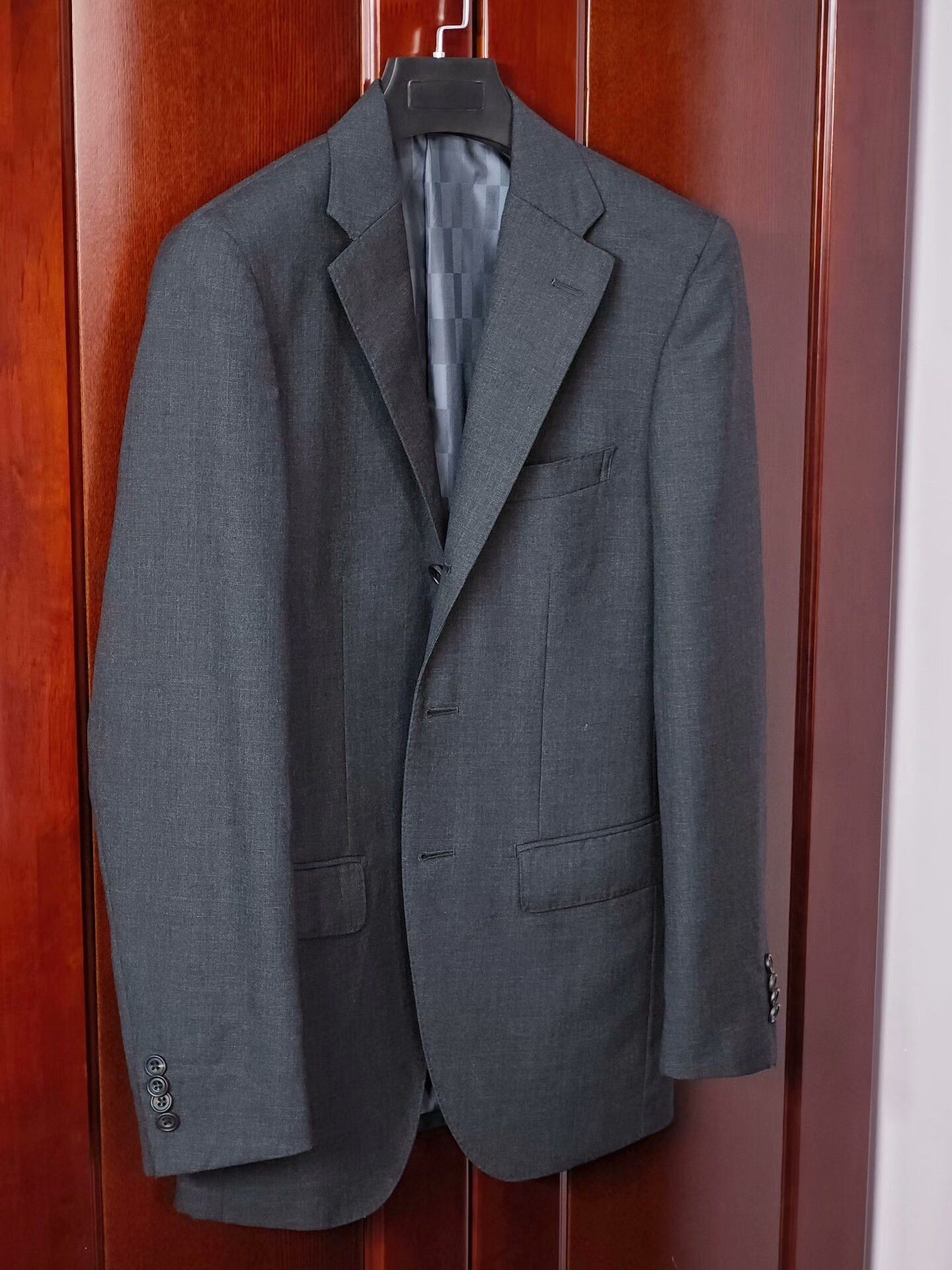 Holland & Sherry Holland Sherry Gray Wool Blazer Size US S / EU 44-46 / 1 - 1 Thumbnail