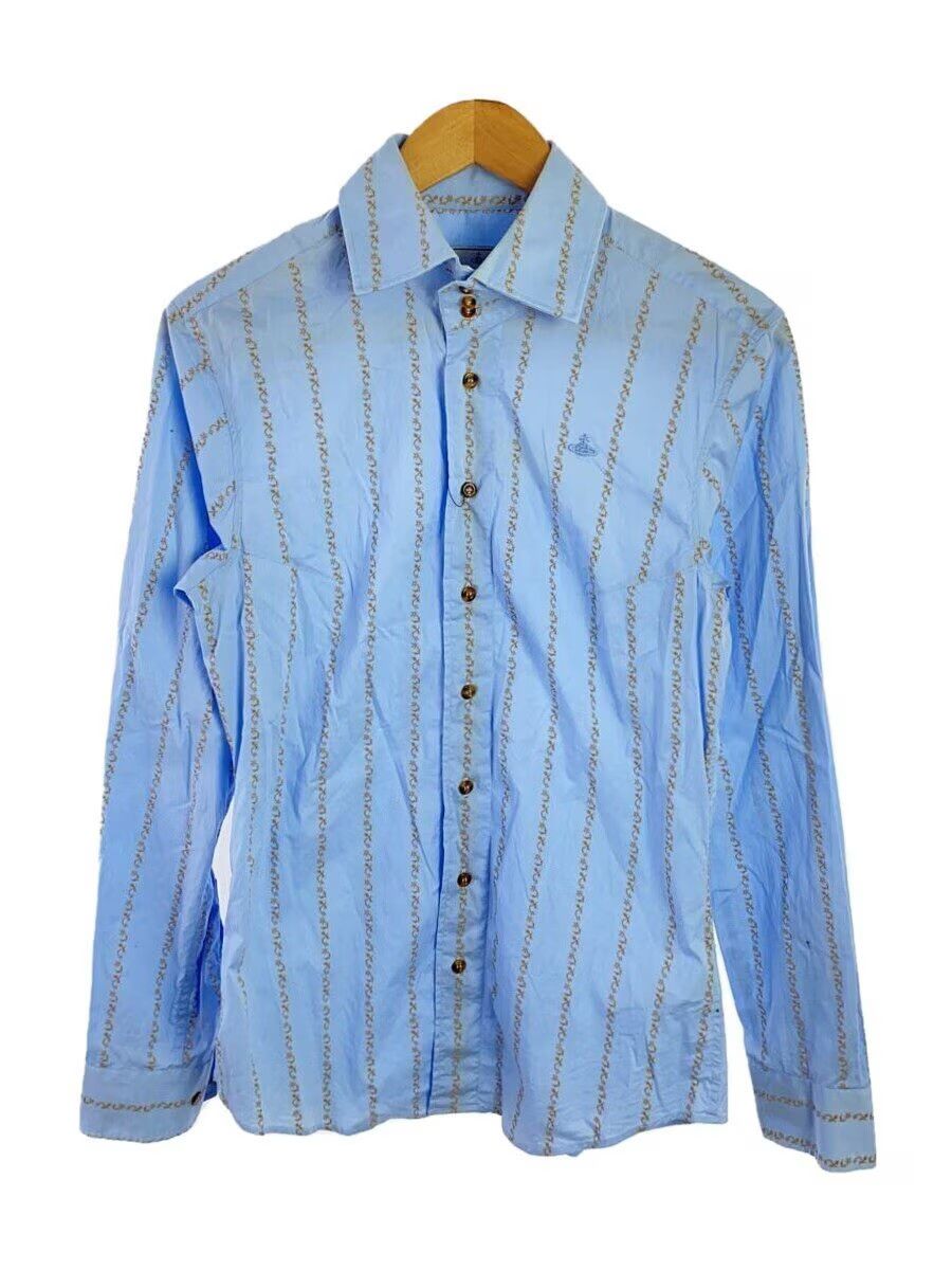 Vivienne Westwood Floral Striped Orb Button Shirt Size US S / EU 44-46 / 1 - 1 Thumbnail