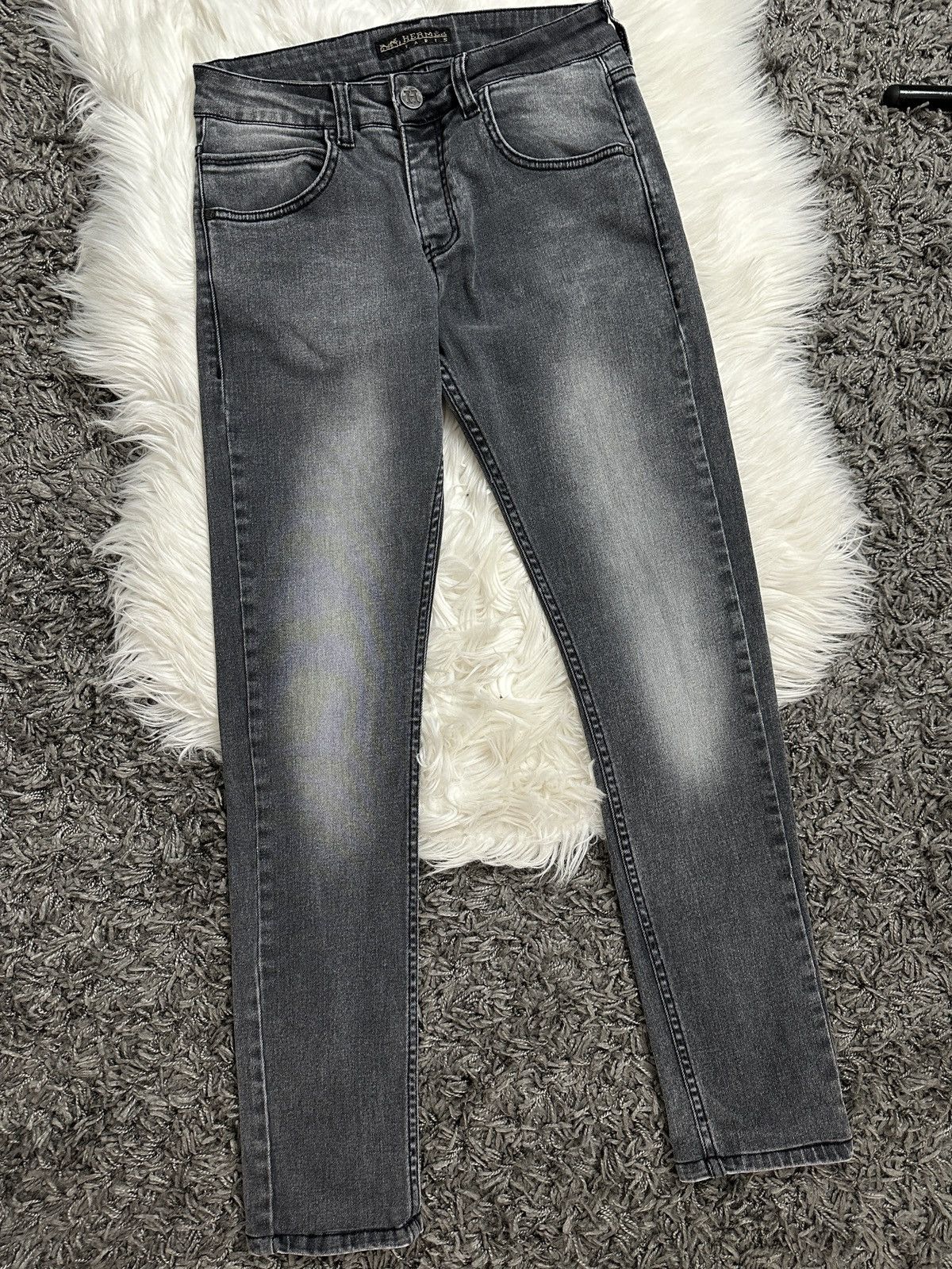 Designer × Hermes × Vintage Hermes Vintage Jeans Pants Denim Rare Size 30" / US 8 / IT 44 - 1 Thumbnail
