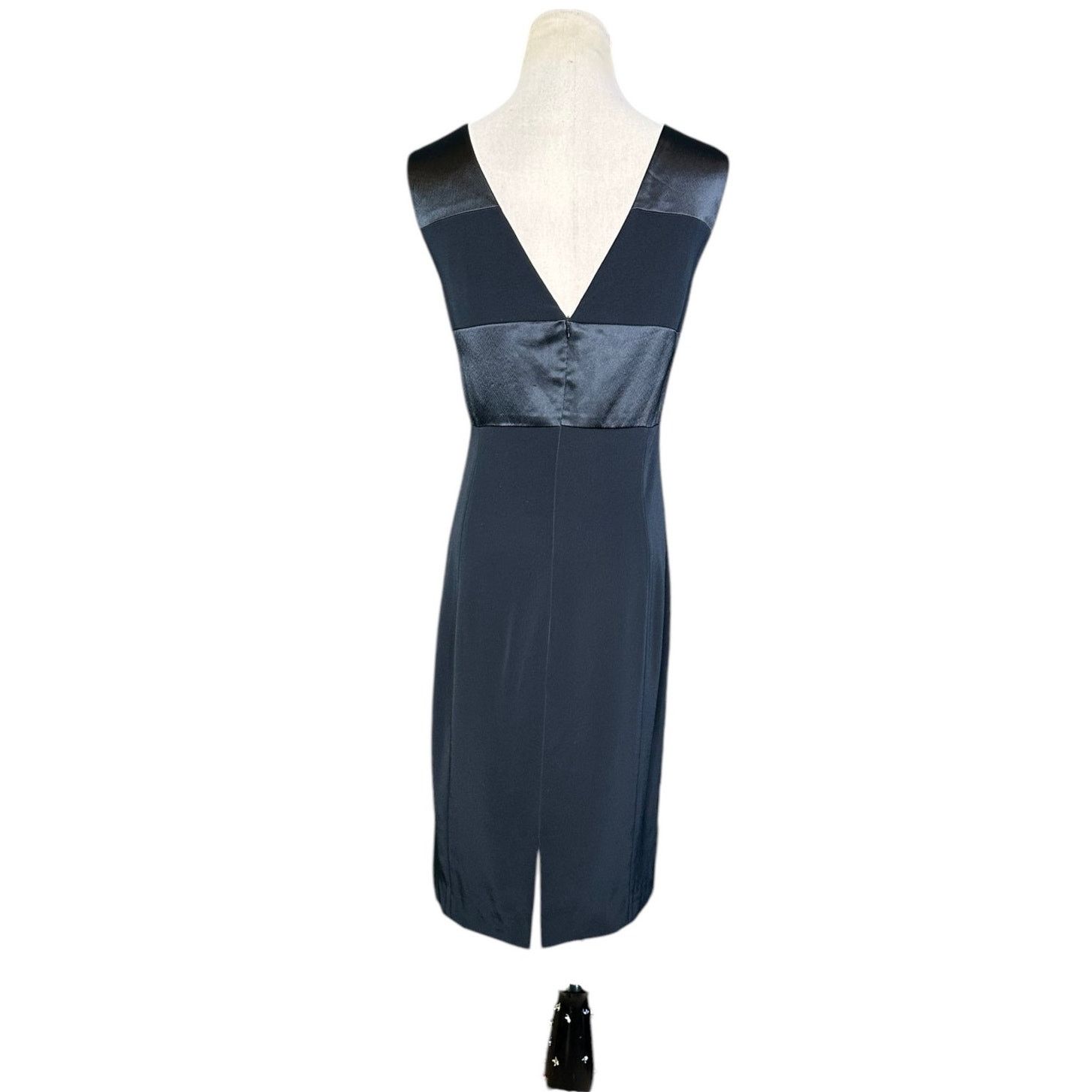 Jones New York JONES NEW YORK black sheath cocktail dress size 10 Size L / US 10 / IT 46 - 2 Thumbnail