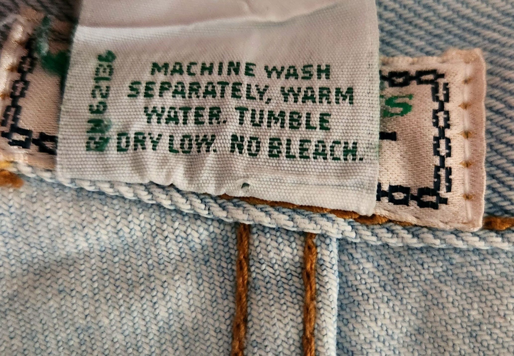 Guess × Vintage Vtg 80 90's Guess Jeans Light blue Wash RETRO Streetwear 40 Size US 40 / EU 56 - 7 Thumbnail