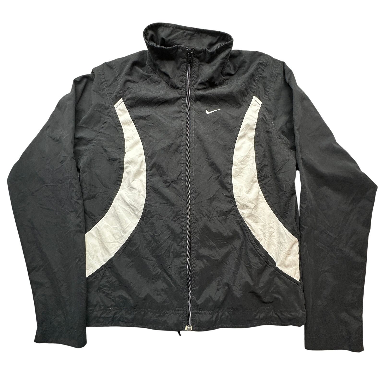 Nike Y2K Nike Windbreaker Jacket Womens Small Mesh Lined Track Size S / US 4 / IT 40 - 1 Thumbnail