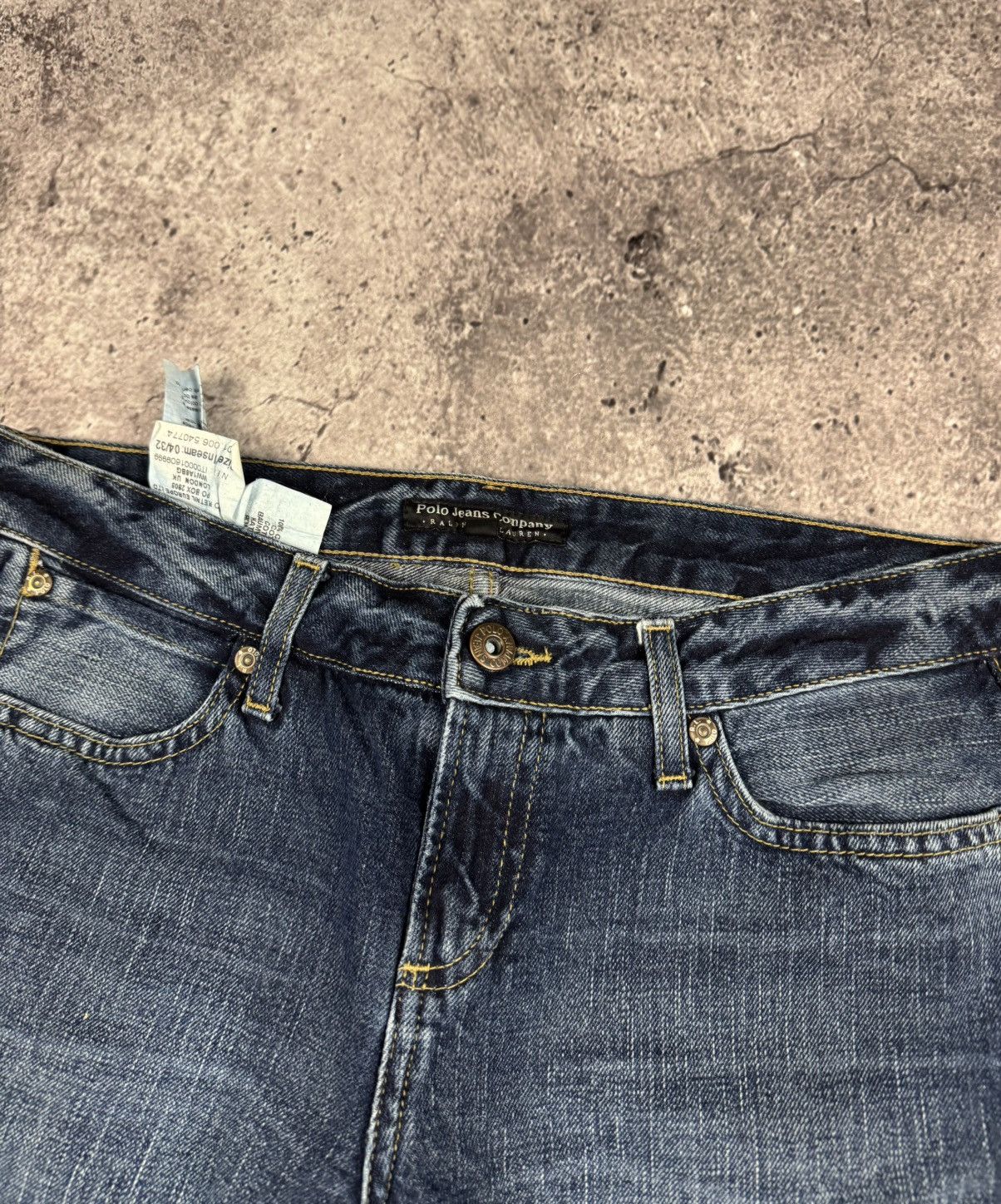 Polo Ralph Lauren VINTAGE Y2K FLARED BOOTCUT RL POLO JEANS EMBOIDER LOGO Size 27" / US 4 / IT 40 - 6 Thumbnail