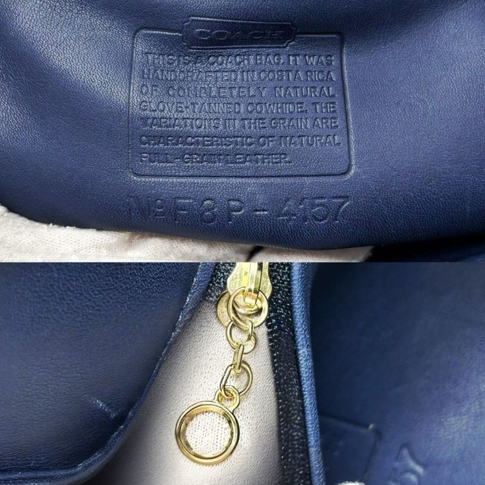 Coach Gorgeous Vintage Coach Waverly True Indigo Bag Purse Size ONE SIZE - 2 Thumbnail