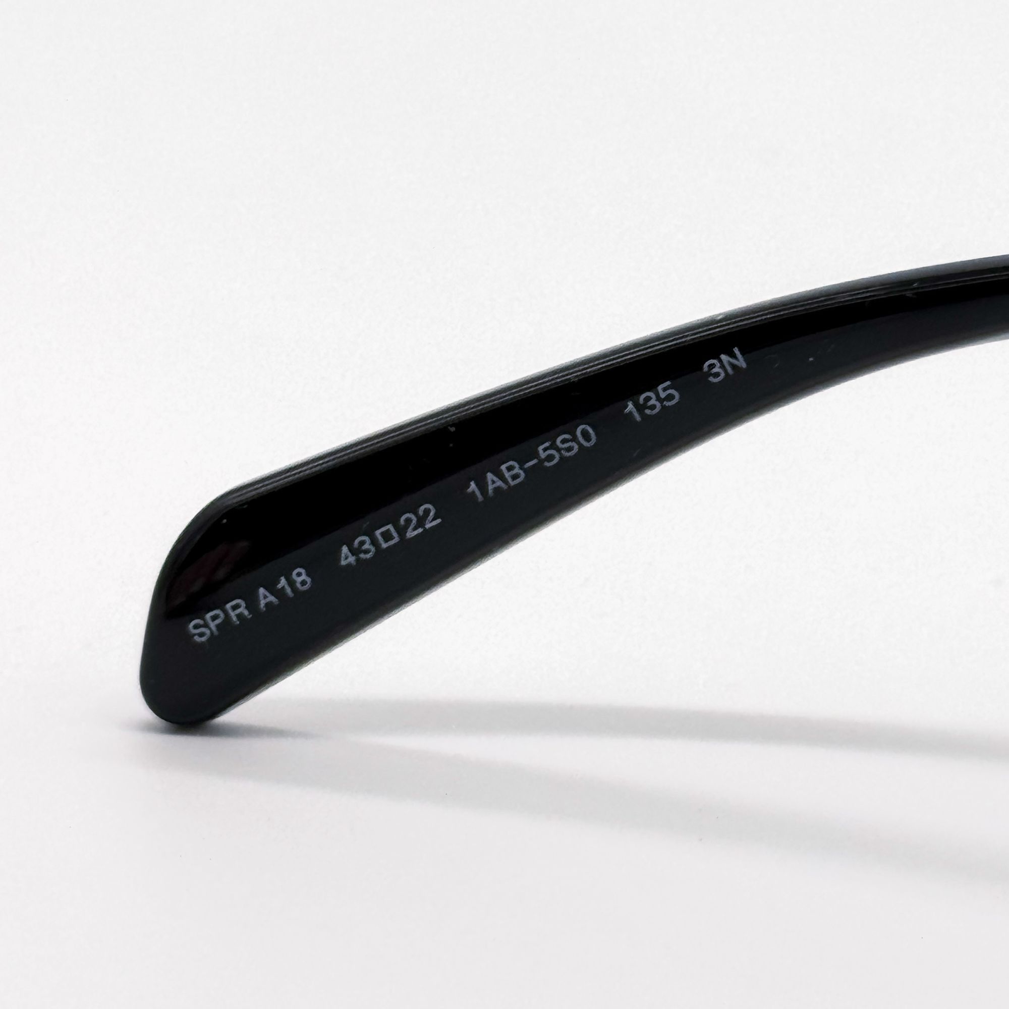 Prada NEW PRADA SUNGLASSES PRA18S 1AB5S0 BLACK PR A18S, SPR A18S Size ONE SIZE - 7 Thumbnail