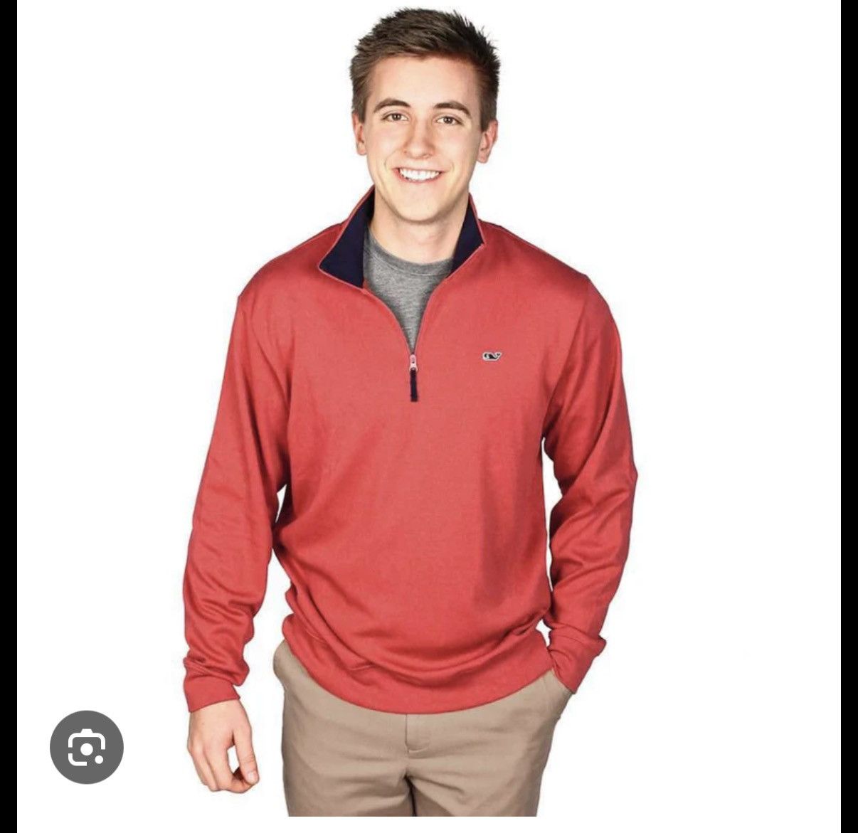 Vineyard Vines Vineyard Vines Saltwater 1/4 Zip Pima cotton preppy pullover Size US S / EU 44-46 / 1 - 1 Thumbnail