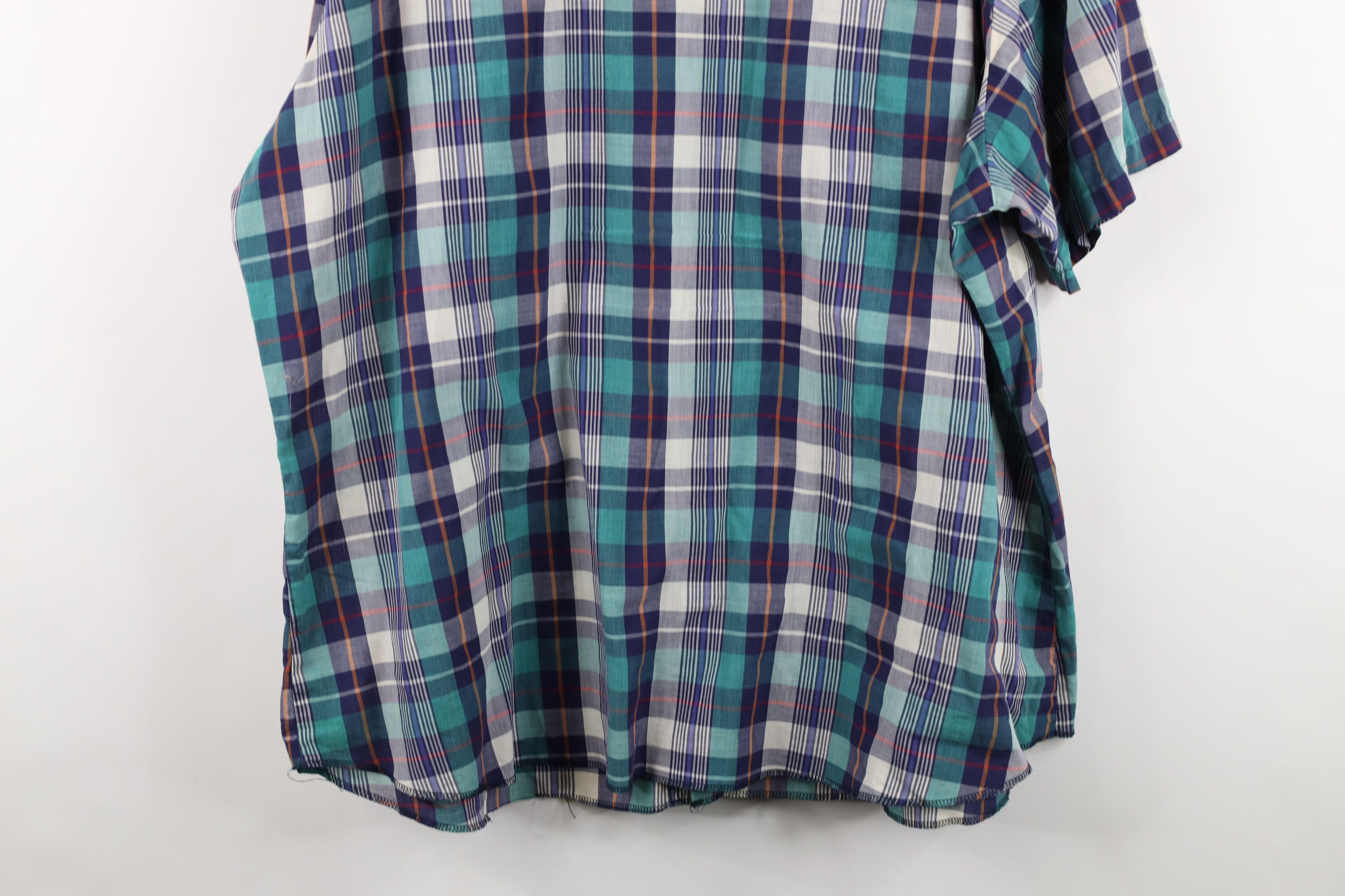 Wrangler Vintage 90s Wrangler Cowboy Short Sleeve Button Shirt Size US XXL / EU 58 / 5 - 12 Thumbnail