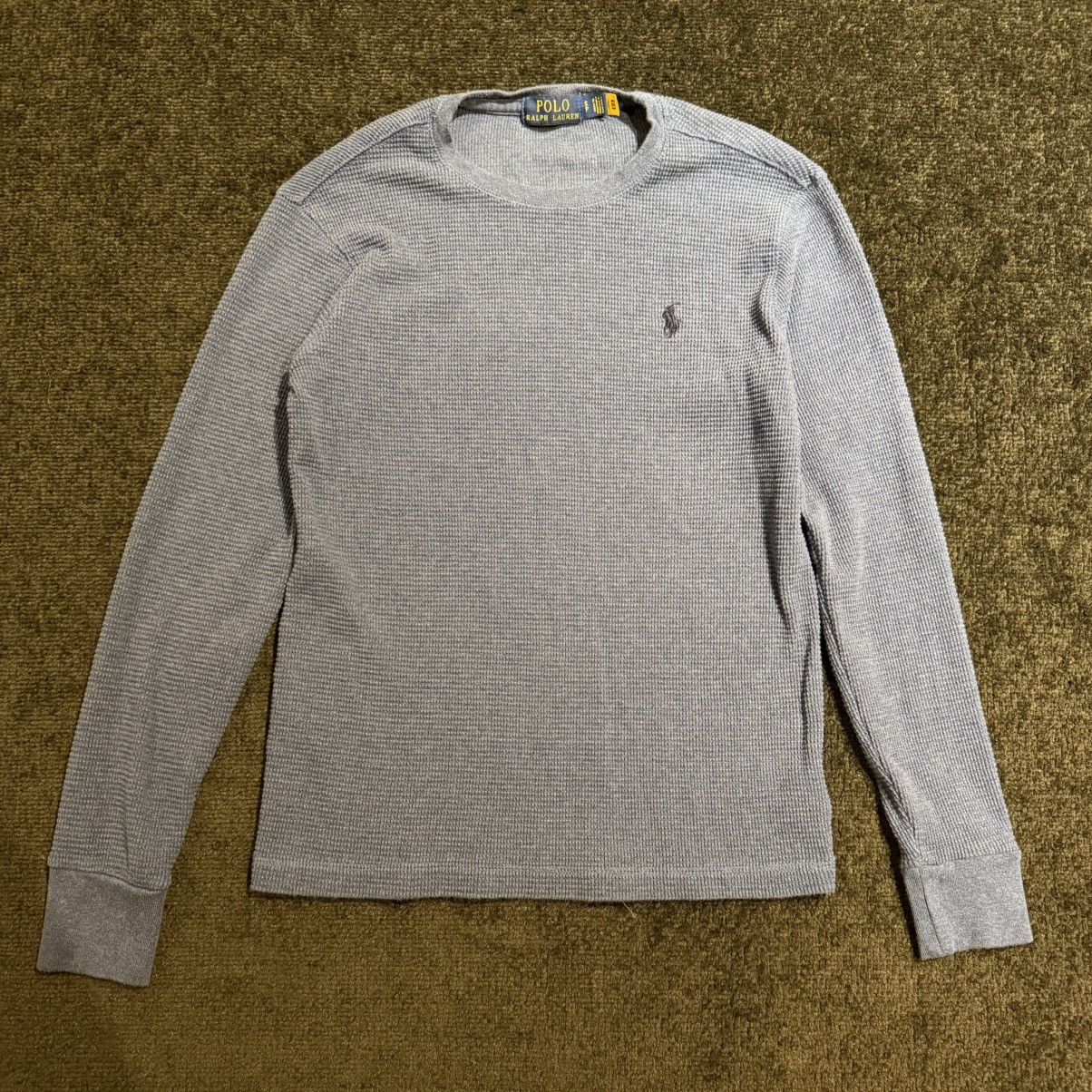 Polo Ralph Lauren Navy polo ralph lauren waffle long sleeve T Size US S / EU 44-46 / 1 - 3 Thumbnail