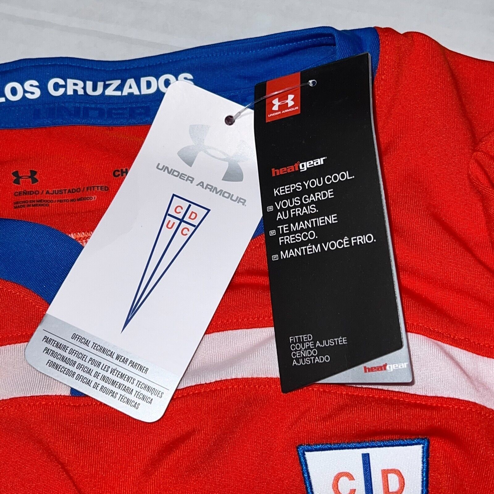 Under Armour Mens Under Armour Club Deportivo Catolica Chile Jersey Small Size US S / EU 44-46 / 1 - 9 Thumbnail