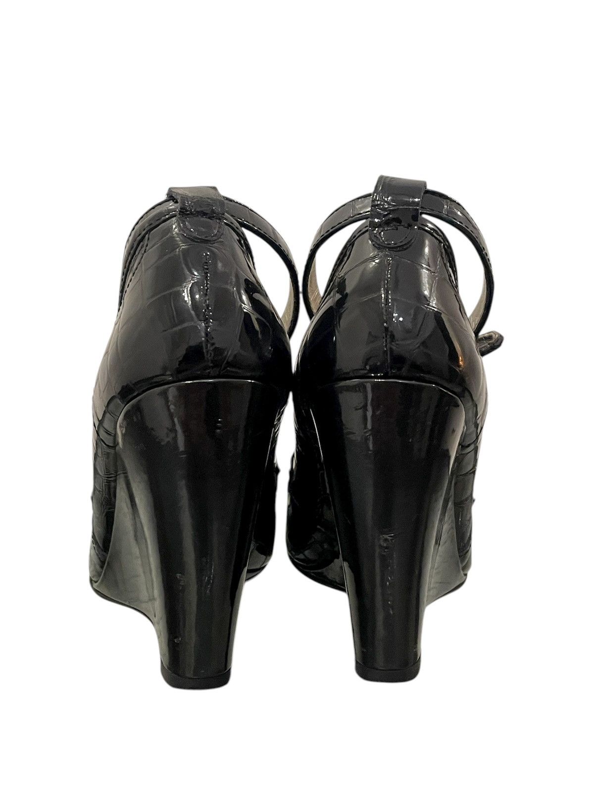 Undercover Undercover AW08 "Unrealrealclothes" crocodile wedge shoes Size US 7 / IT 37 - 6 Thumbnail