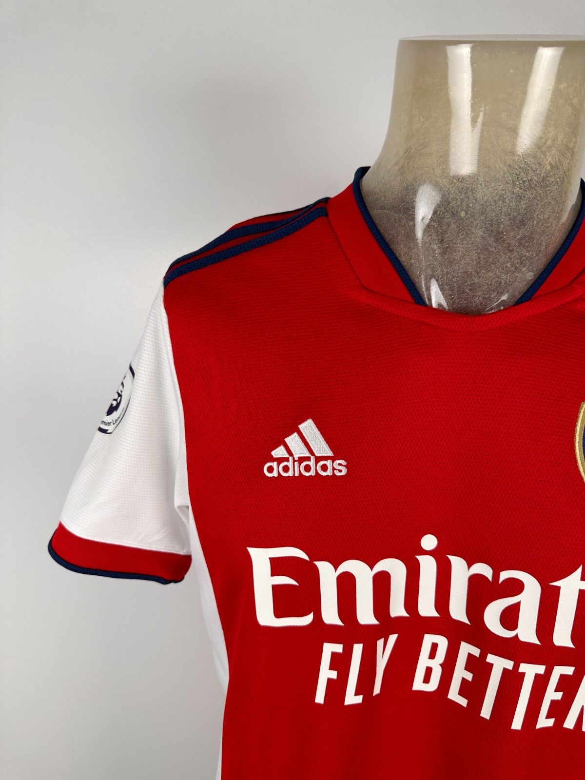 Adidas Arsenal 2021 Football Shirt Soccer Jersey #7 Saka Size M Size US M / EU 48-50 / 2 - 6 Thumbnail