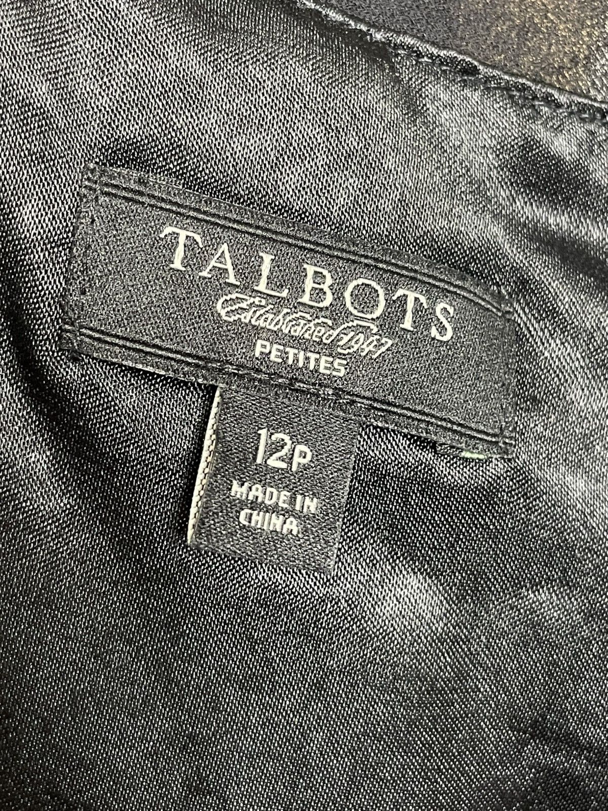 Talbots Black silk dress with sequins Size L / US 10 / IT 46 - 11 Thumbnail