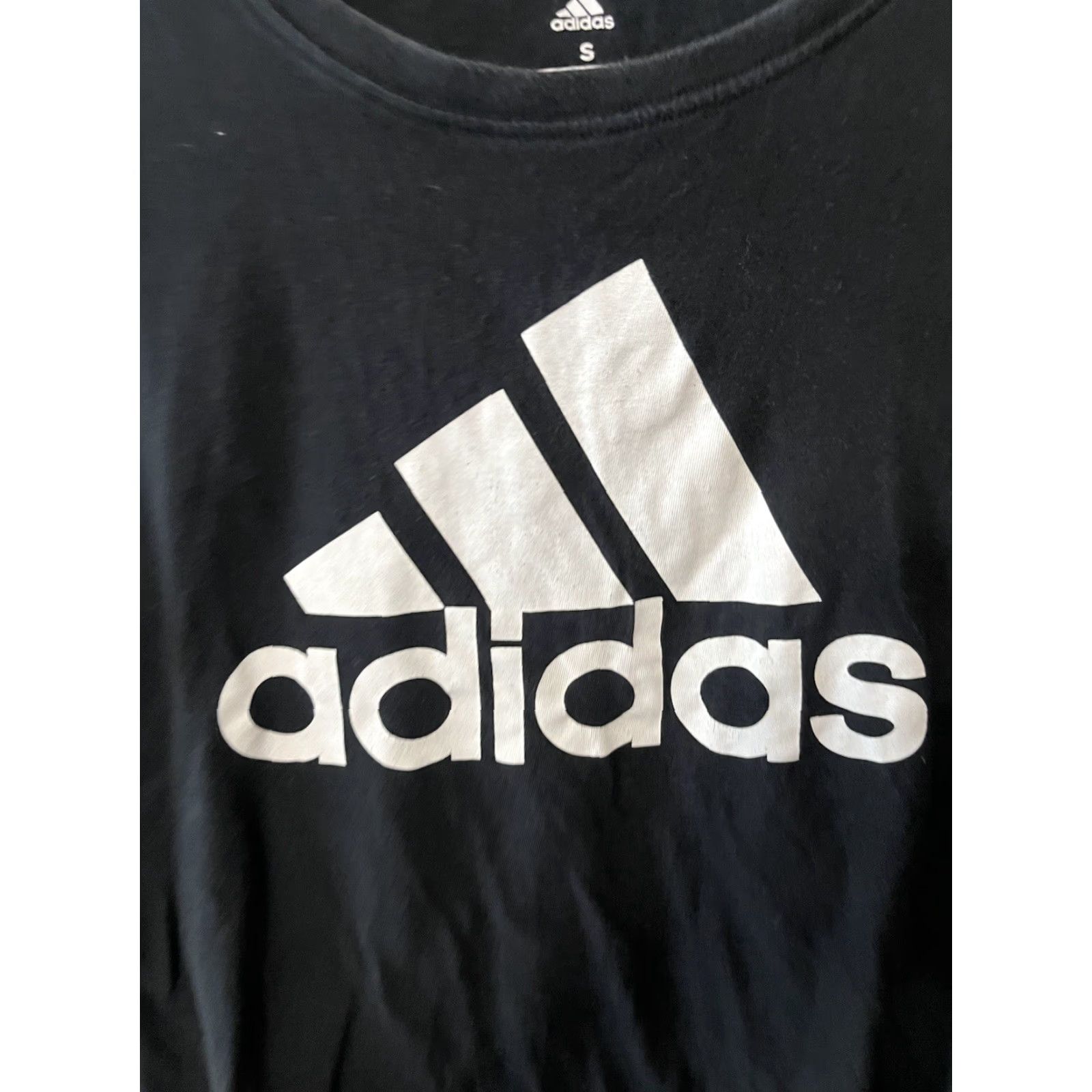Adidas ADIDAS GOLF Women's Athletic T-Shirt Size S Black Short Sleeve Logo Pullover Size S / US 4 / IT 40 - 2 Thumbnail