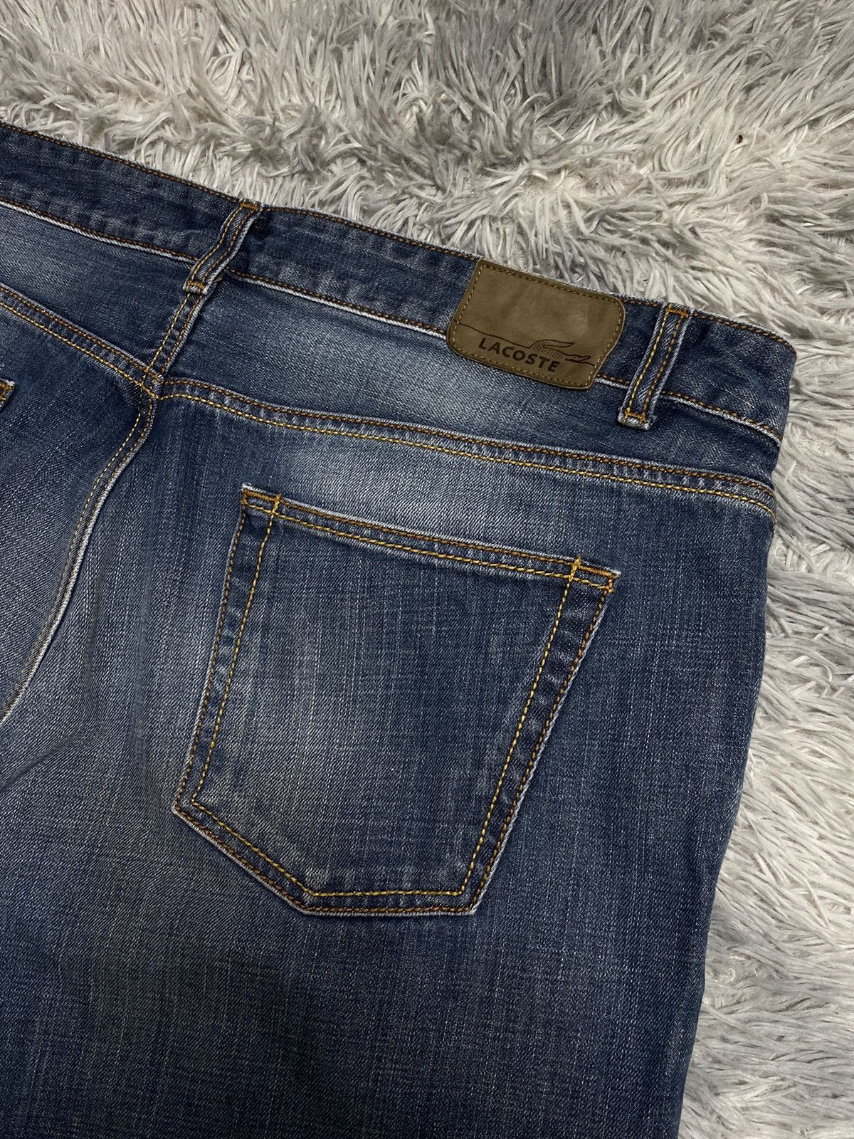 Lacoste × Vintage Lacoste Jeans Size 52, Dark Blue, Vintage Style Size US 36 / EU 52 - 9 Thumbnail