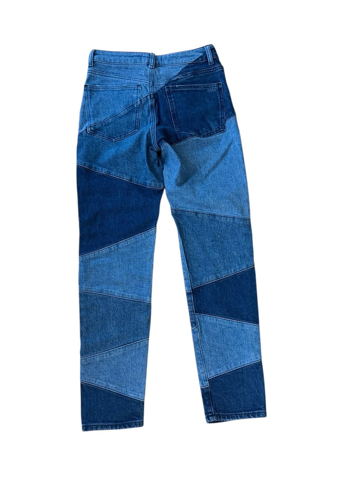 ba&sh Ba&sh Diva High Rise Patchwork Cropped Jeans size 0/ XS Size 25" / US 0 / IT 36 - 4 Thumbnail