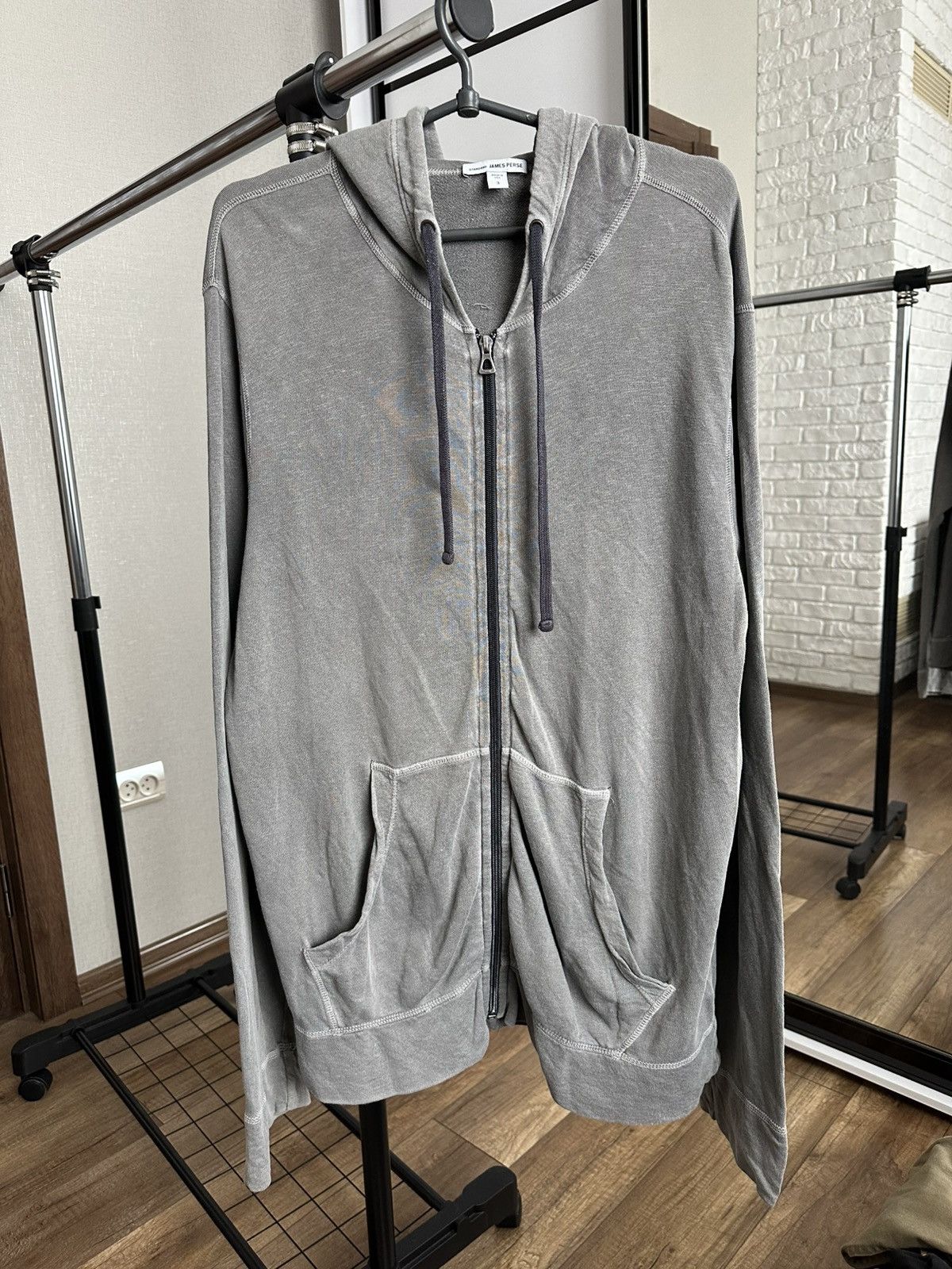 James Perse James Perse Zip Hoodie Size US XL / EU 56 / 4 - 3 Thumbnail