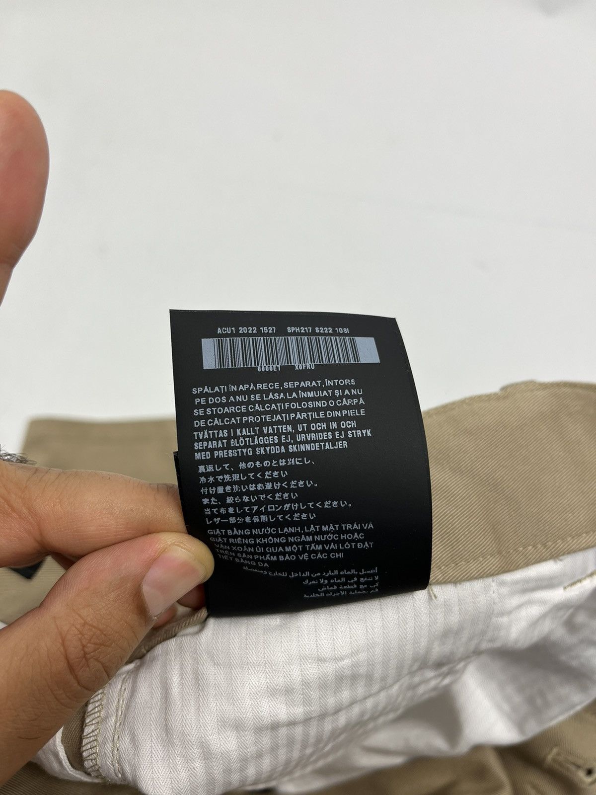 Prada Prada Beige Cotton Trousers Size US 32 / EU 48 - 17 Thumbnail