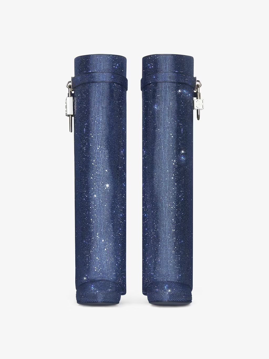 Givenchy o1w1db10525 Shark Lock Pant Boots 90mm in Blue Size US 9 / IT 39 - 4 Thumbnail