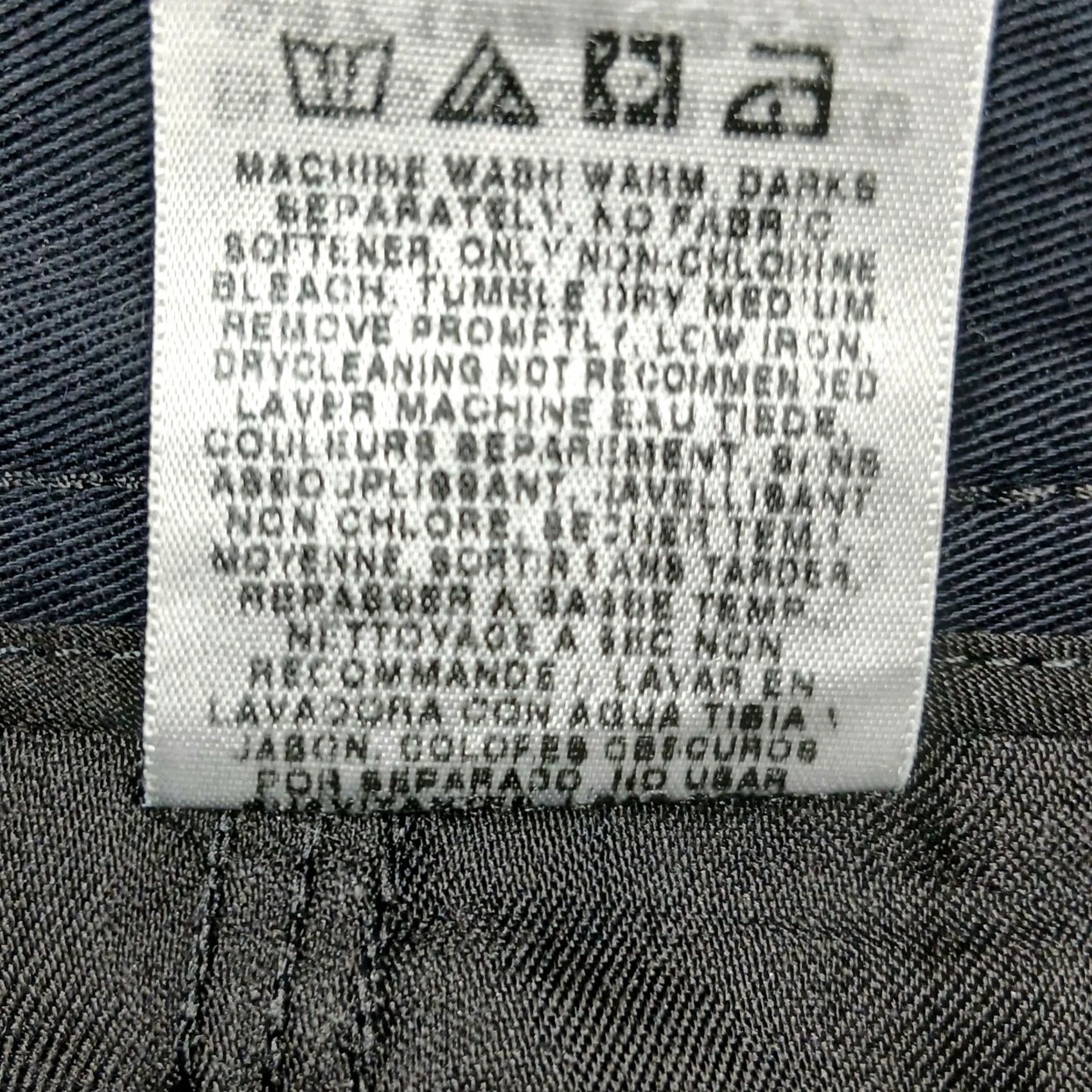 Lee Lee Workwear Pants Mens 36x32 Navy 100% Cotton Pleated Front Dress Pants Vintage No Size US 38 / EU 54 - 6 Thumbnail