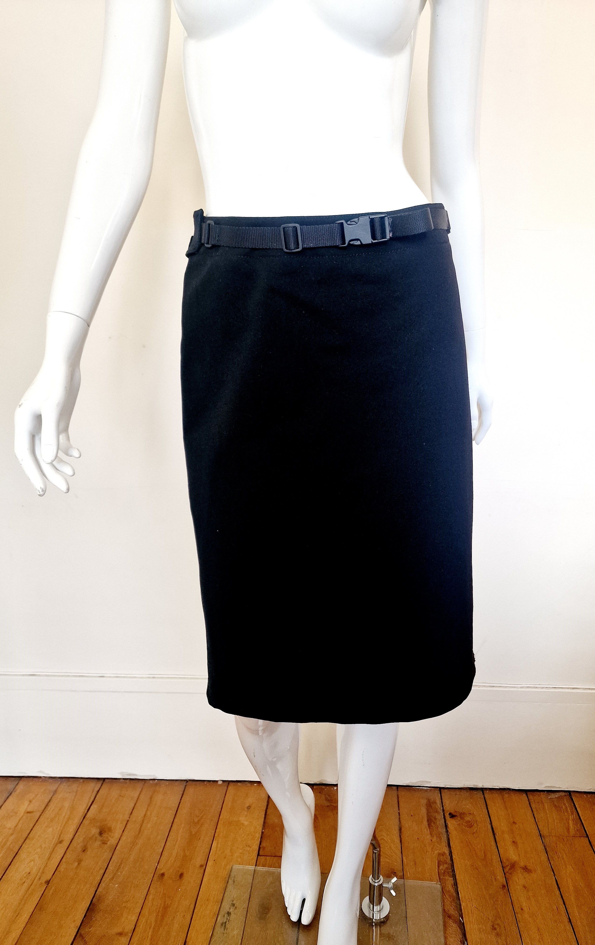 Prada Prada Sport Cargo Buckle Padded Belt Tactical Strap Skirt Size 30" / US 8 / IT 44 - 2 Thumbnail