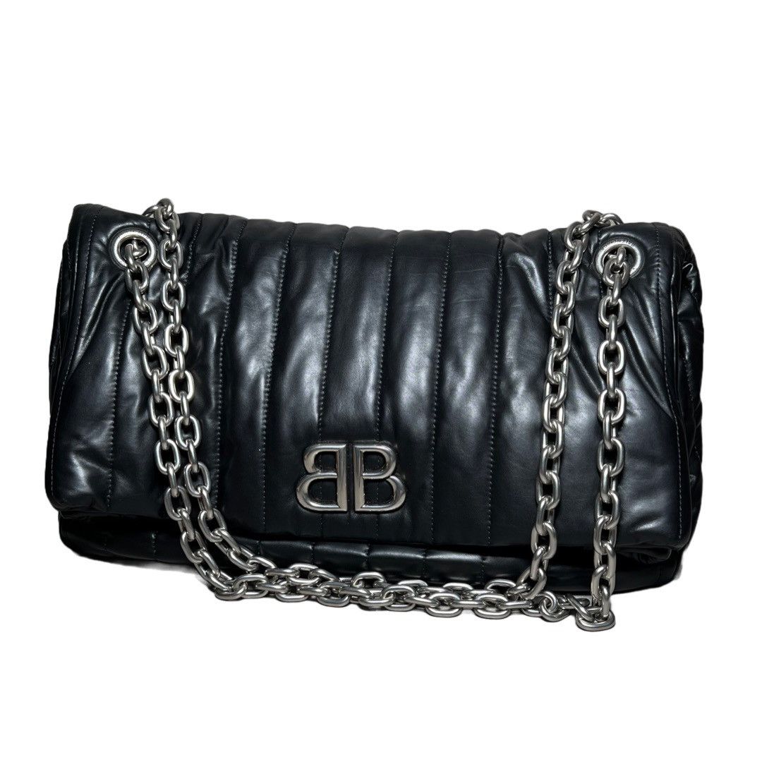 Balenciaga Balenciaga Medium Quilted Monaco Shoulder Bag Size ONE SIZE - 3 Thumbnail