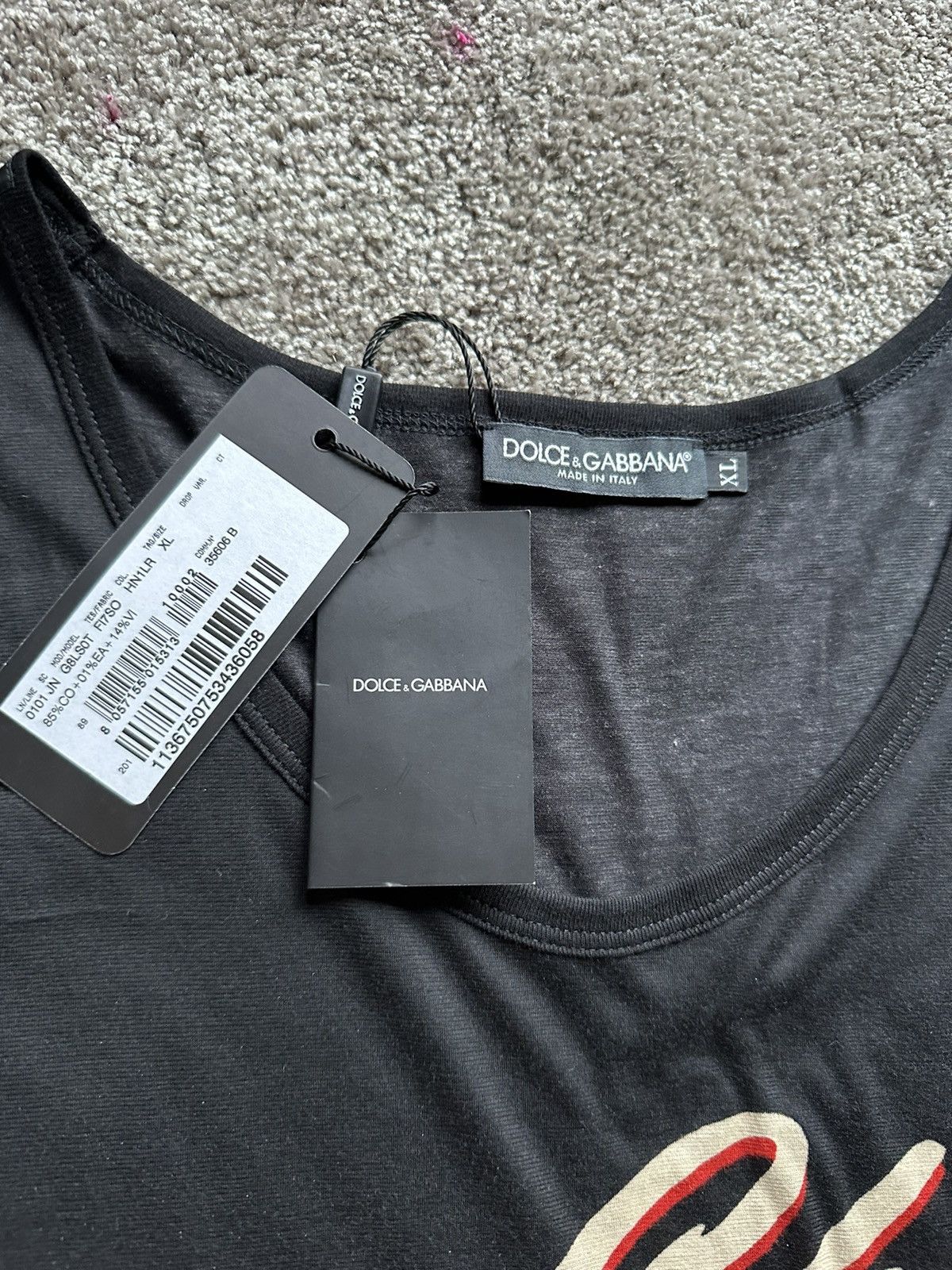 Dolce & Gabbana SS20 Dolce & Gabbana D&G tank top vest t shirt XL Size US XL / EU 56 / 4 - 18 Thumbnail