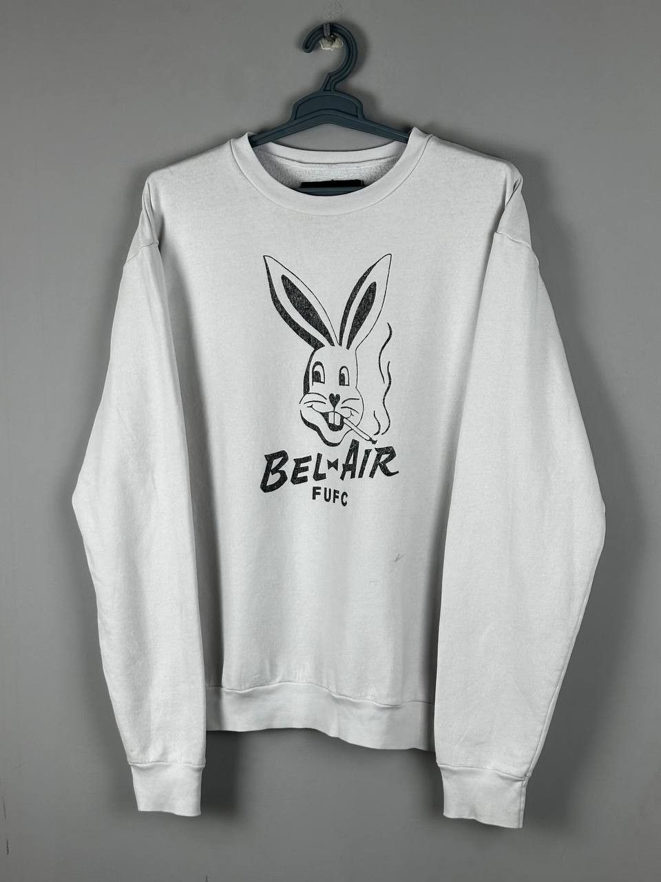 Local Authority Local Authority Bel Air Bunny FUFC Rare White Sweatshirt Size US M / EU 48-50 / 2 - 1 Thumbnail