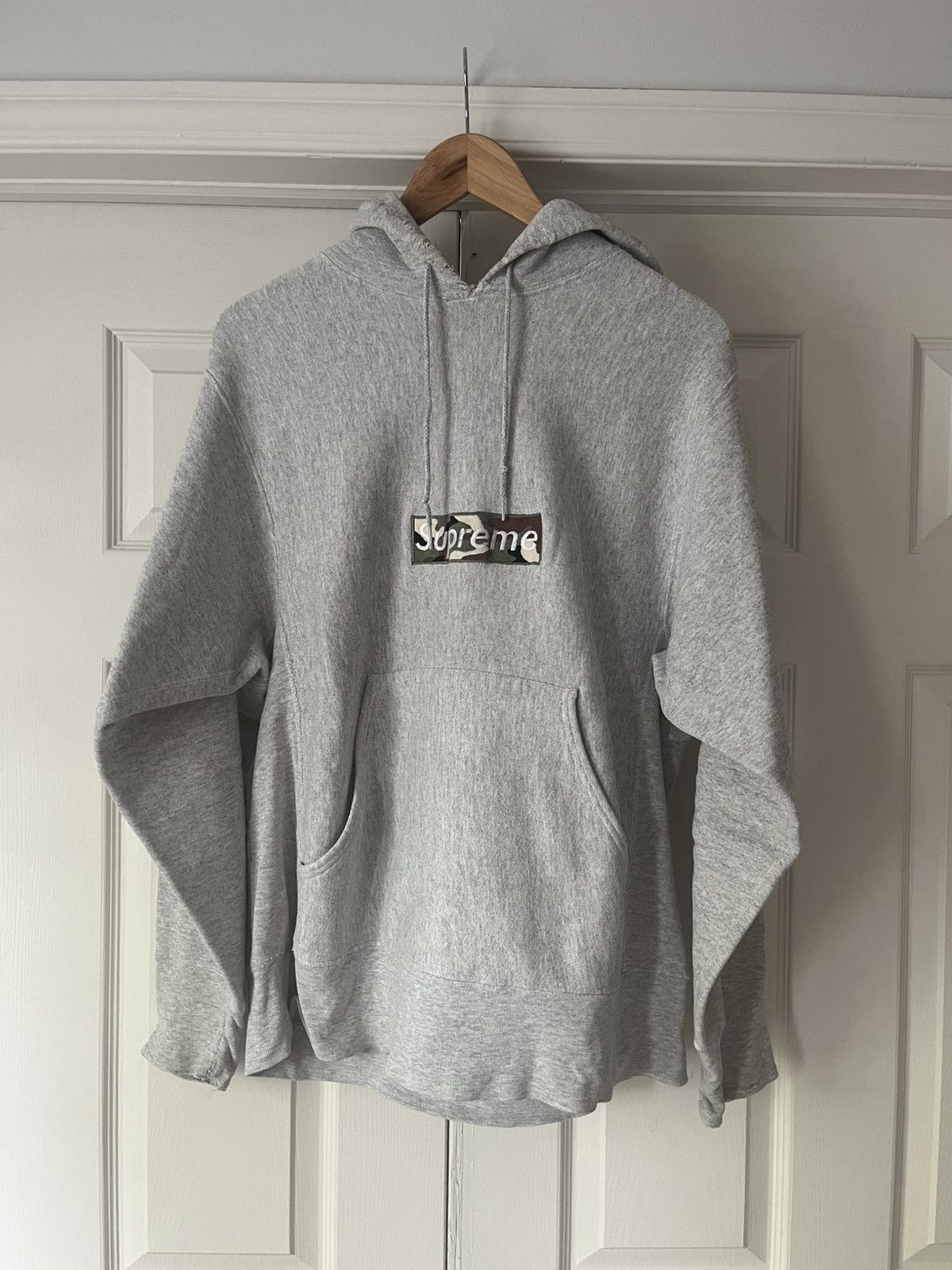 Supreme Bandana Box Logo Hooded グレー19aw Supreme Bandana Box Logo Hooded Sweatshirt (FW19) - $168