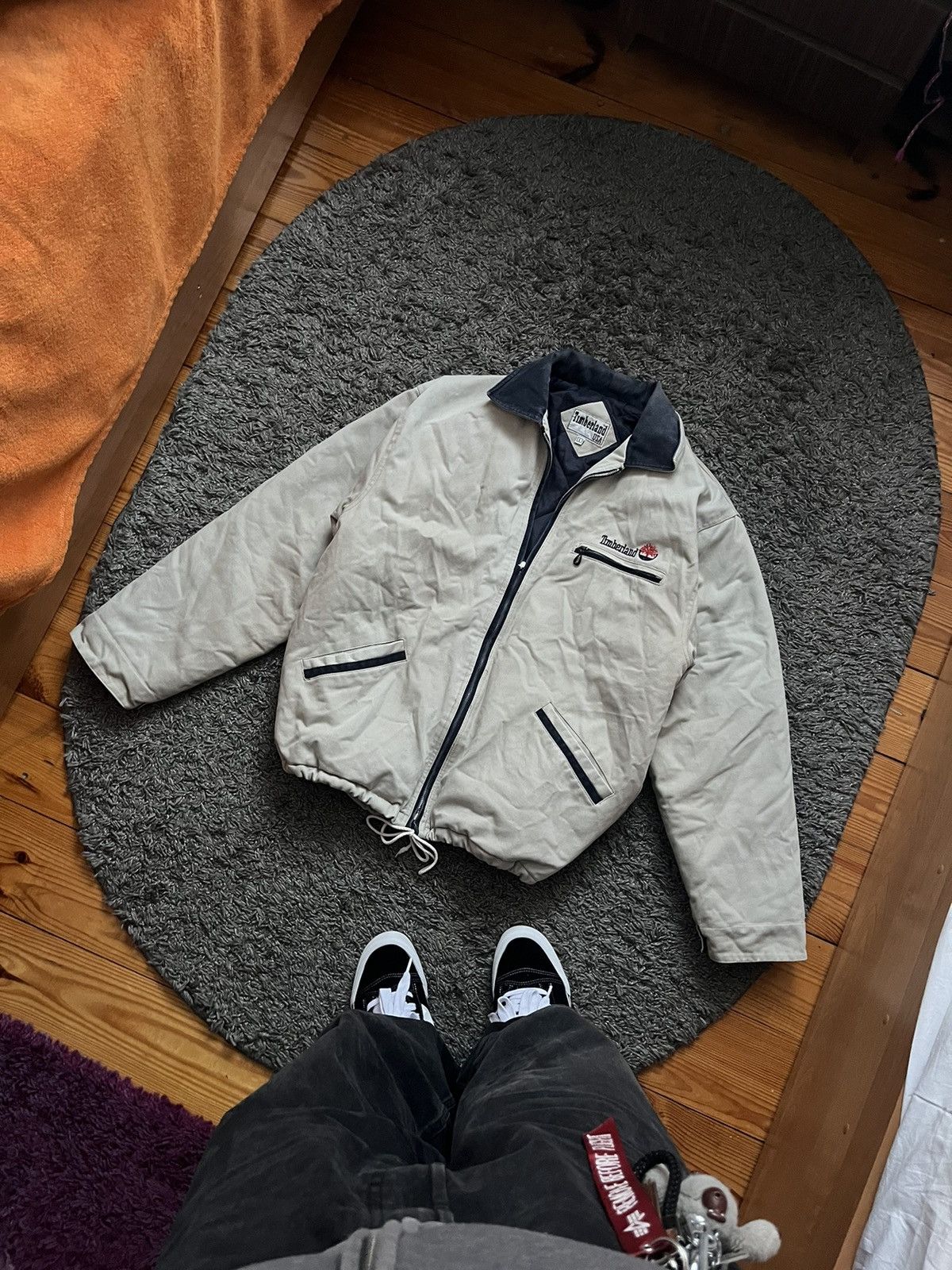 Timberland × Vintage Light jacket Vintage Timberland Rare Streetwear 80s 90s Size US L / EU 52-54 / 3 - 1 Thumbnail