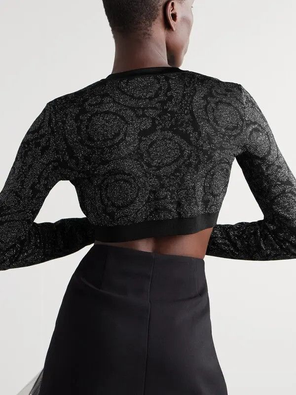Versace o1y0226 Cardigan in Black Size XS / US 0-2 / IT 36-38 - 3 Thumbnail