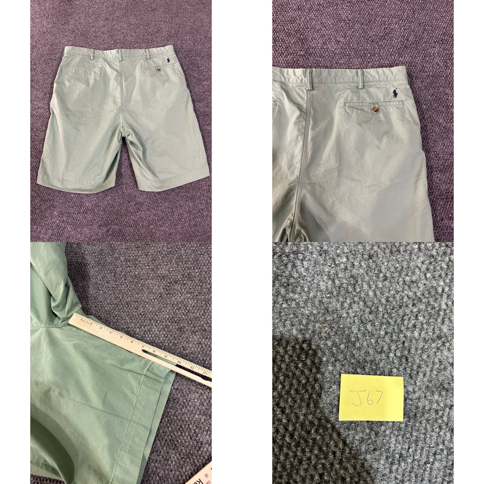 Polo Ralph Lauren Polo Ralph Lauren Chino Shorts Mens 40 Green Stretch Classic Fit Casual Twill Size US L / EU 52-54 / 3 - 8 Thumbnail