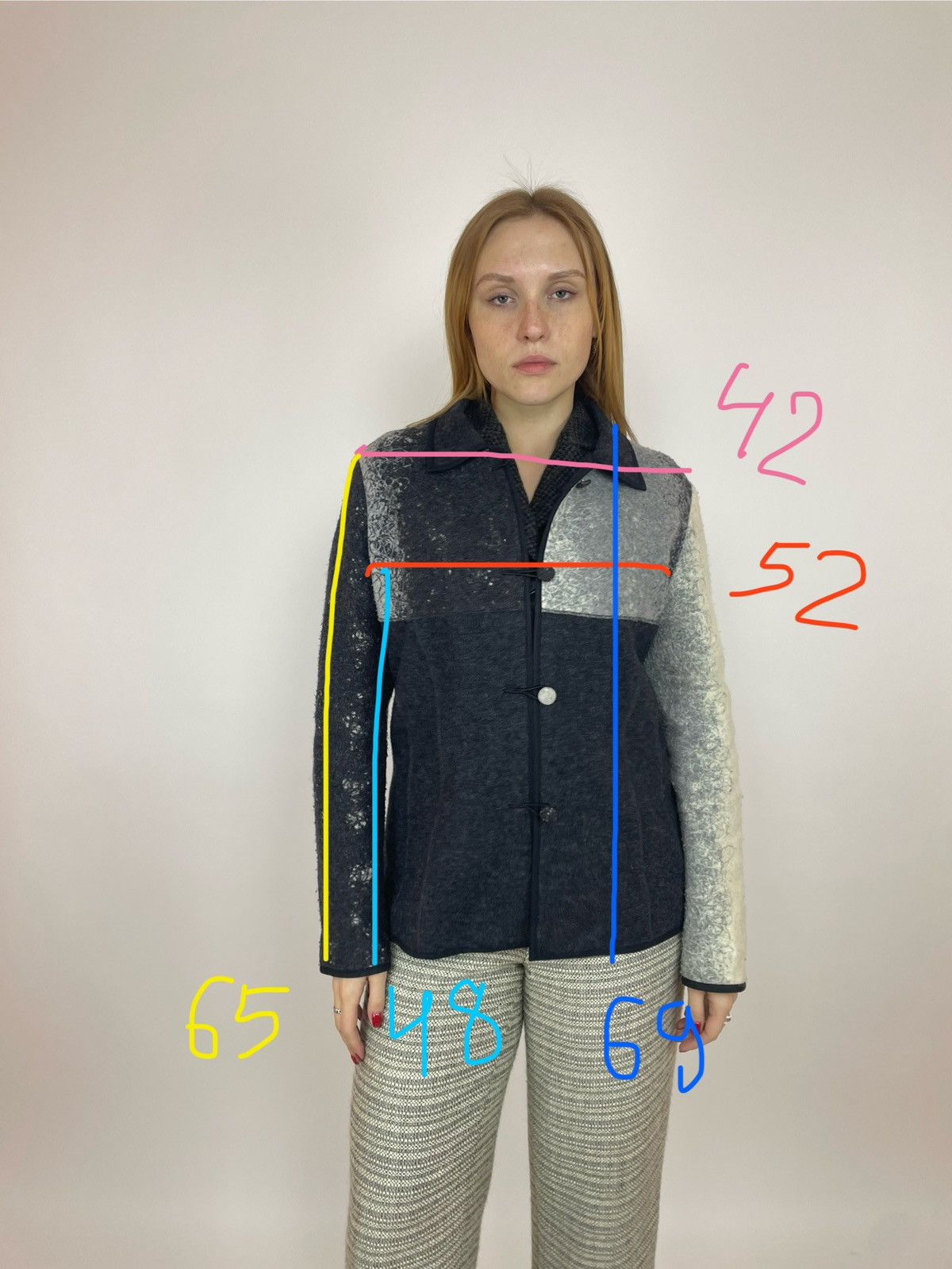 Vintage ET DIEU CREA LA FEMME Wool coat Womens size 44 Size M / US 6-8 / IT 42-44 - 13 Thumbnail