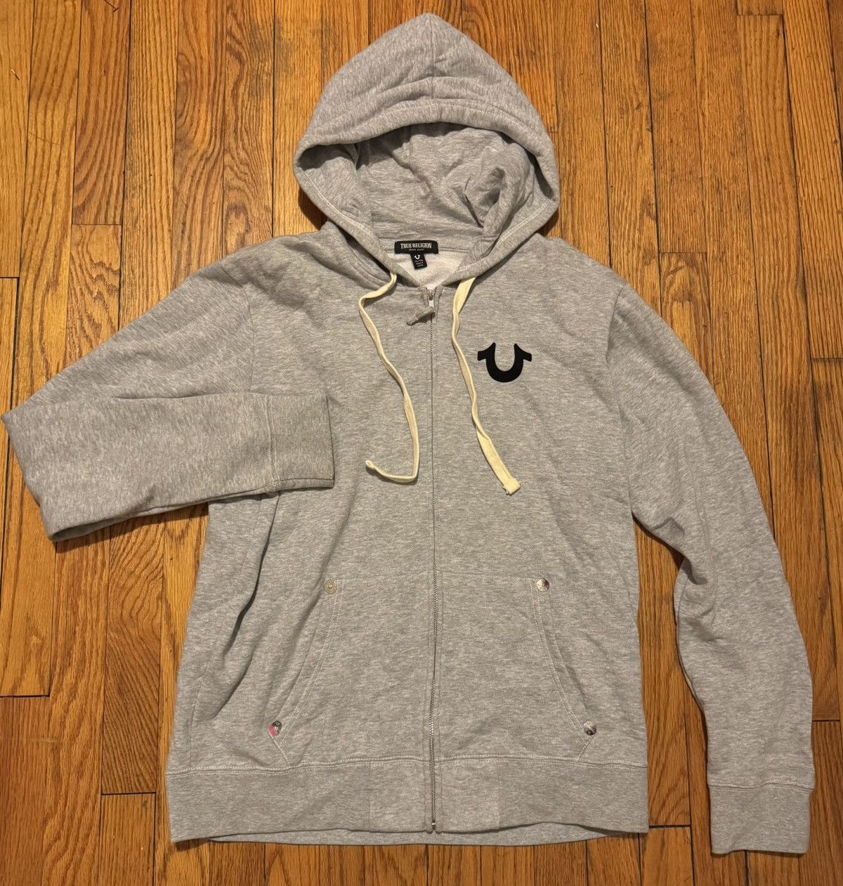 True Religion True Religion Classic Buddha Logo Zip Up Size US XL / EU 56 / 4 - 1 Thumbnail