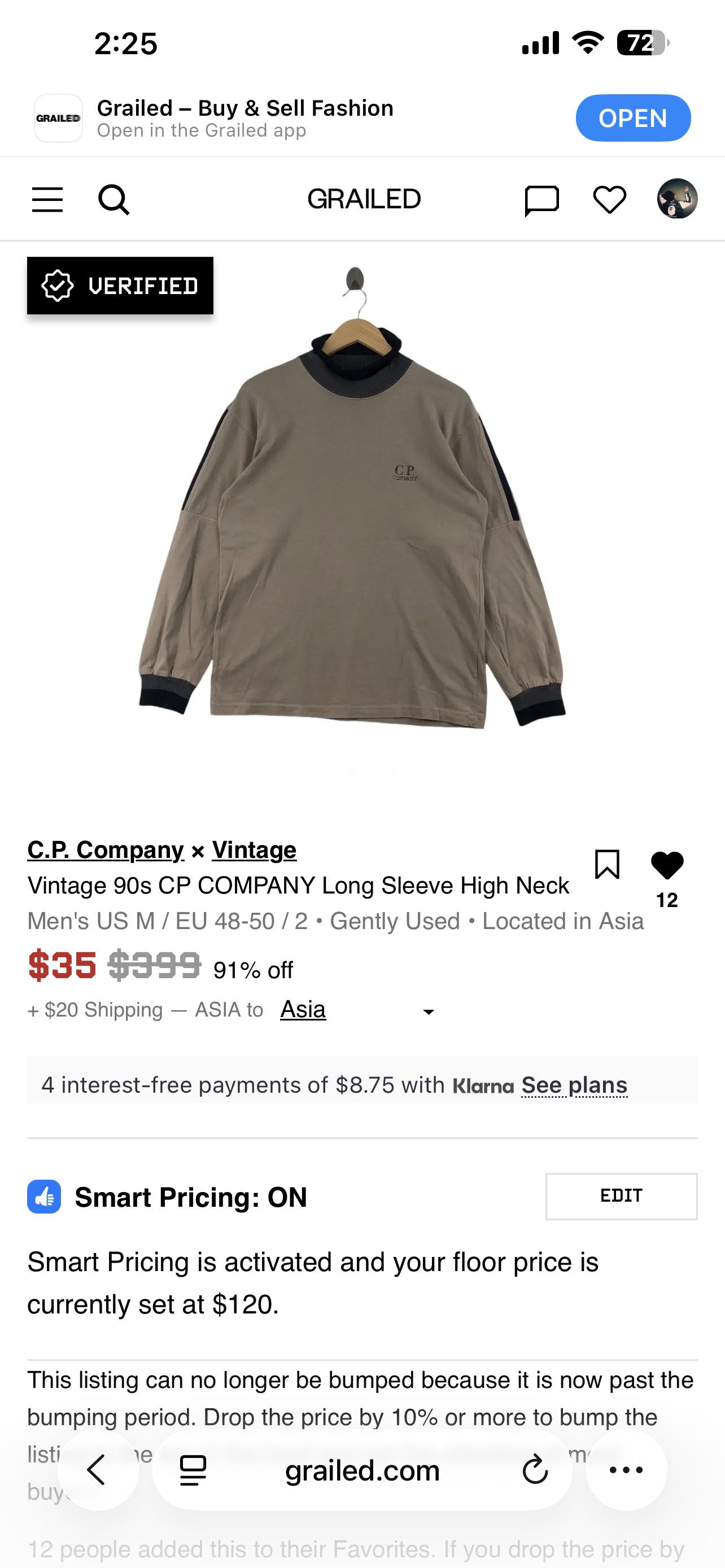 C.P. Company Vintage 90s CP COMPANY Long Sleeve High Neck Size US M / EU 48-50 / 2 - 7 Thumbnail