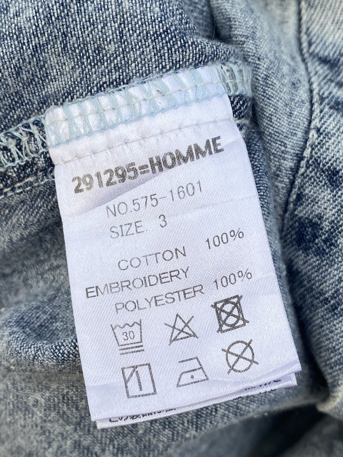 291295=Homme 291295-homme embroidery native western denim Size US M / EU 48-50 / 2 - 9 Thumbnail