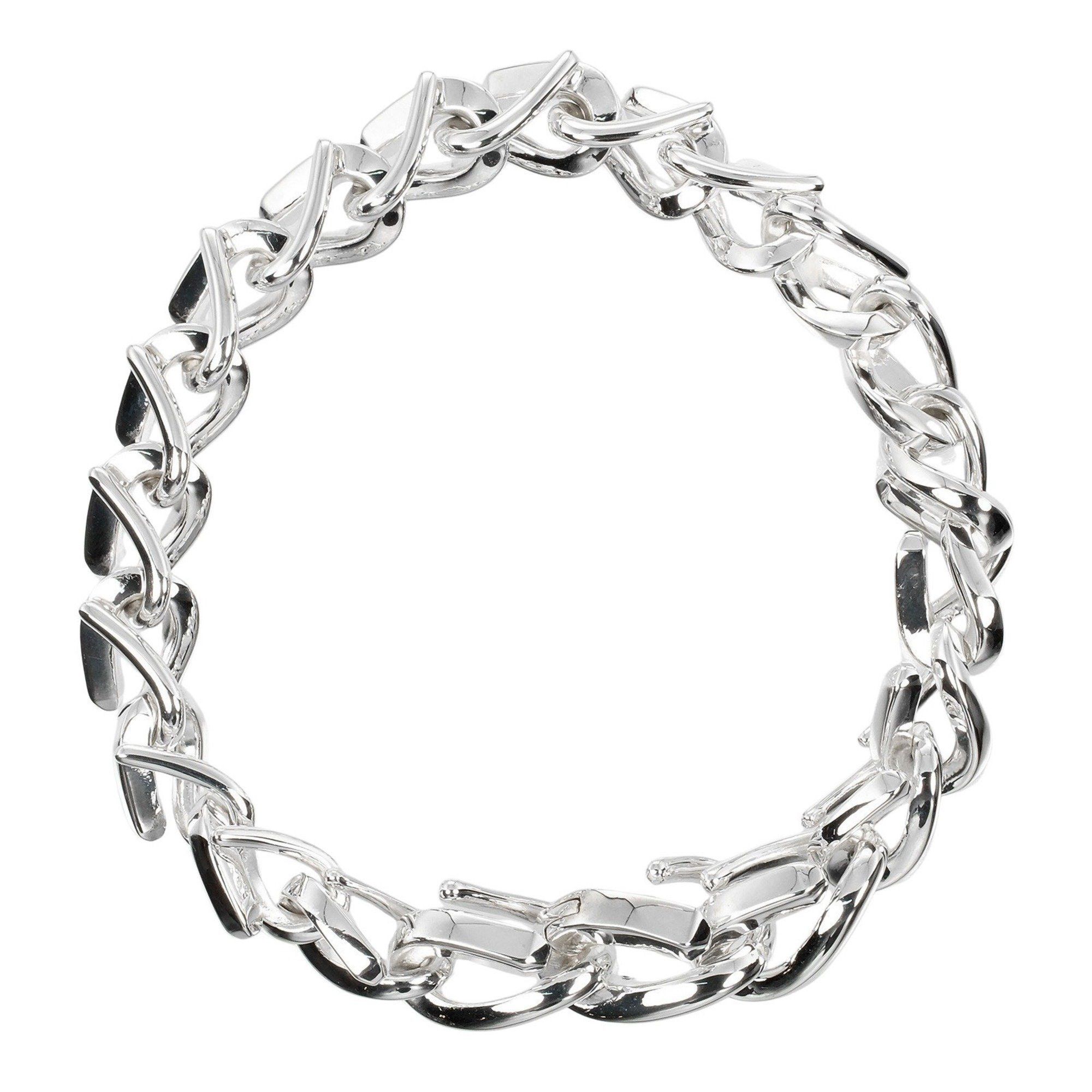 Tiffany & Co. Tiffany & Co. Forged Medium Link Bracelet, 17cm wrist size, 925 silver, approx. 38g Size ONE SIZE - 1 Thumbnail
