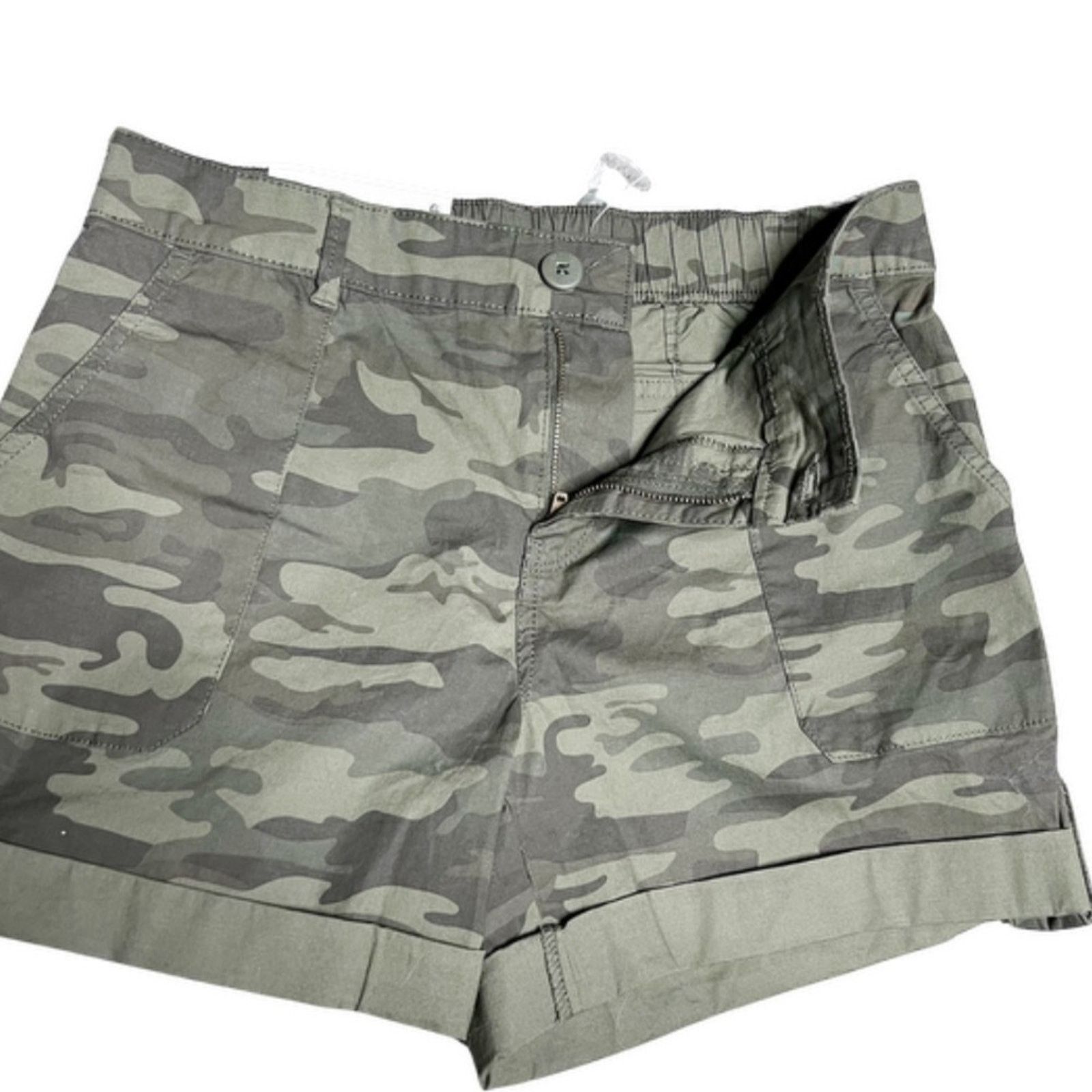 Sanctuary New with Tags Sanctuary Social Standard Camo Utility Shorts Size 27" / US 4 / IT 40 - 5 Thumbnail