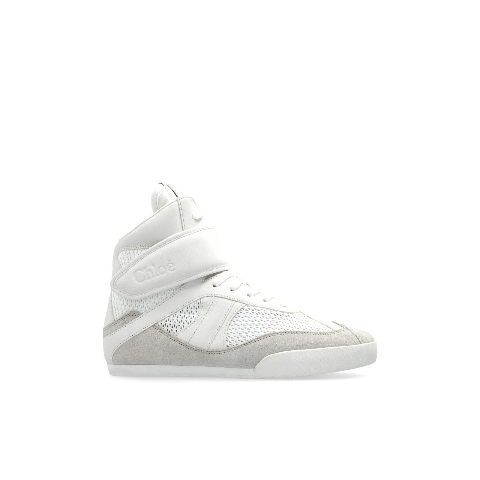 Chloe Kick White Leather Sneakers New & Authentic (Women's s