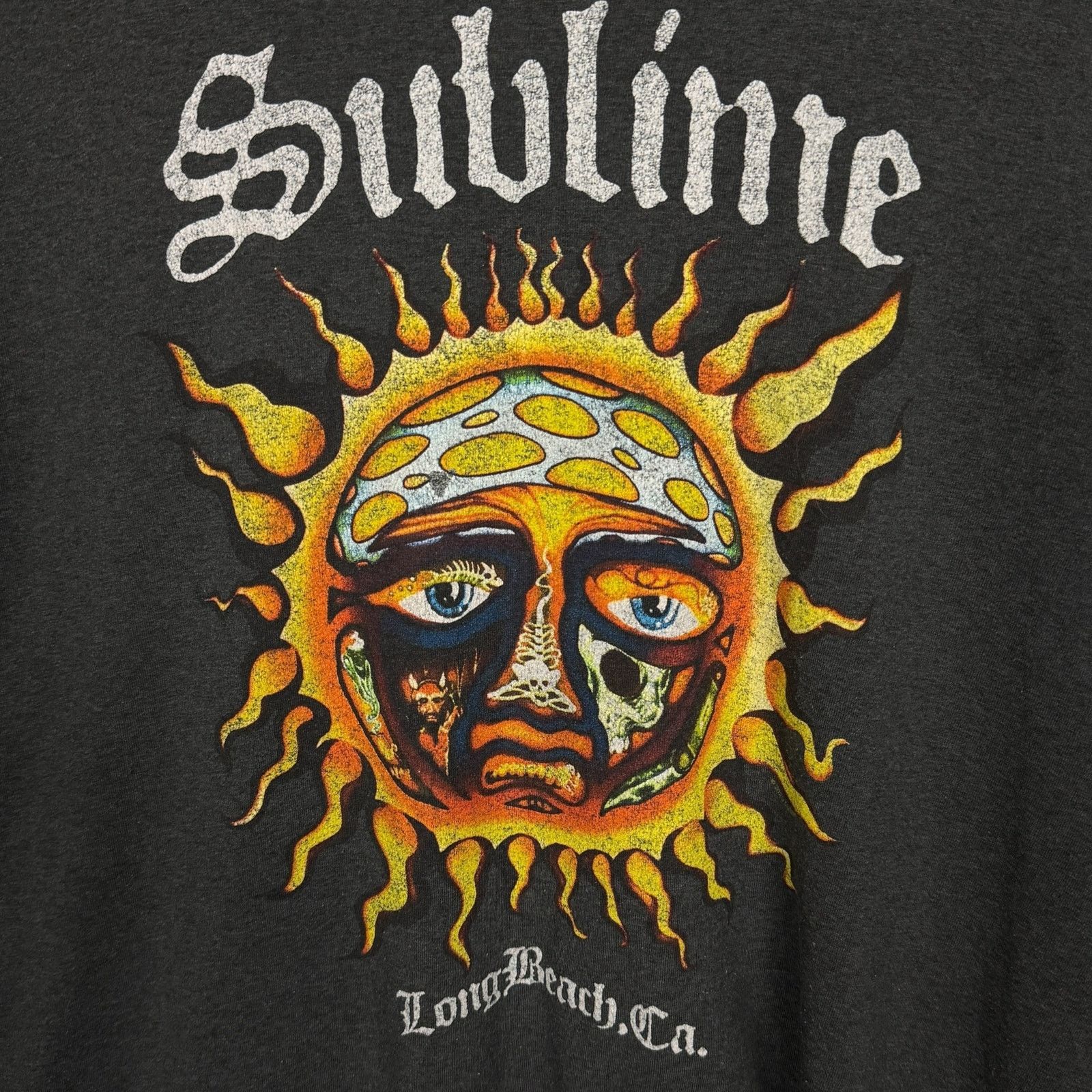 Sublime Sublime Graphic T Shirt Women's Large Gray Sun Long Beach Size L / US 10 / IT 46 - 3 Thumbnail